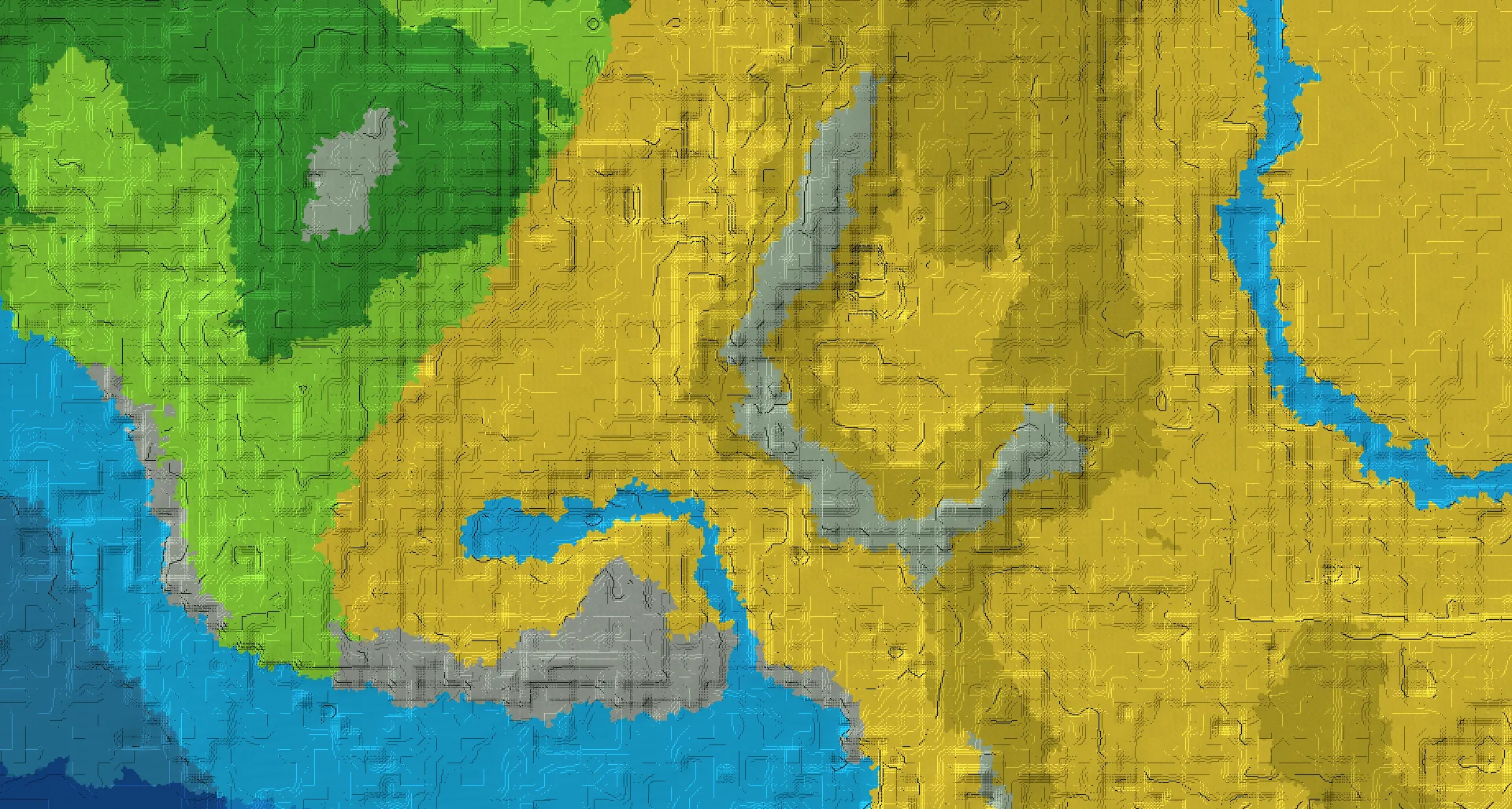 Seed map — Stony Peaks Northeast of a Savanna Start