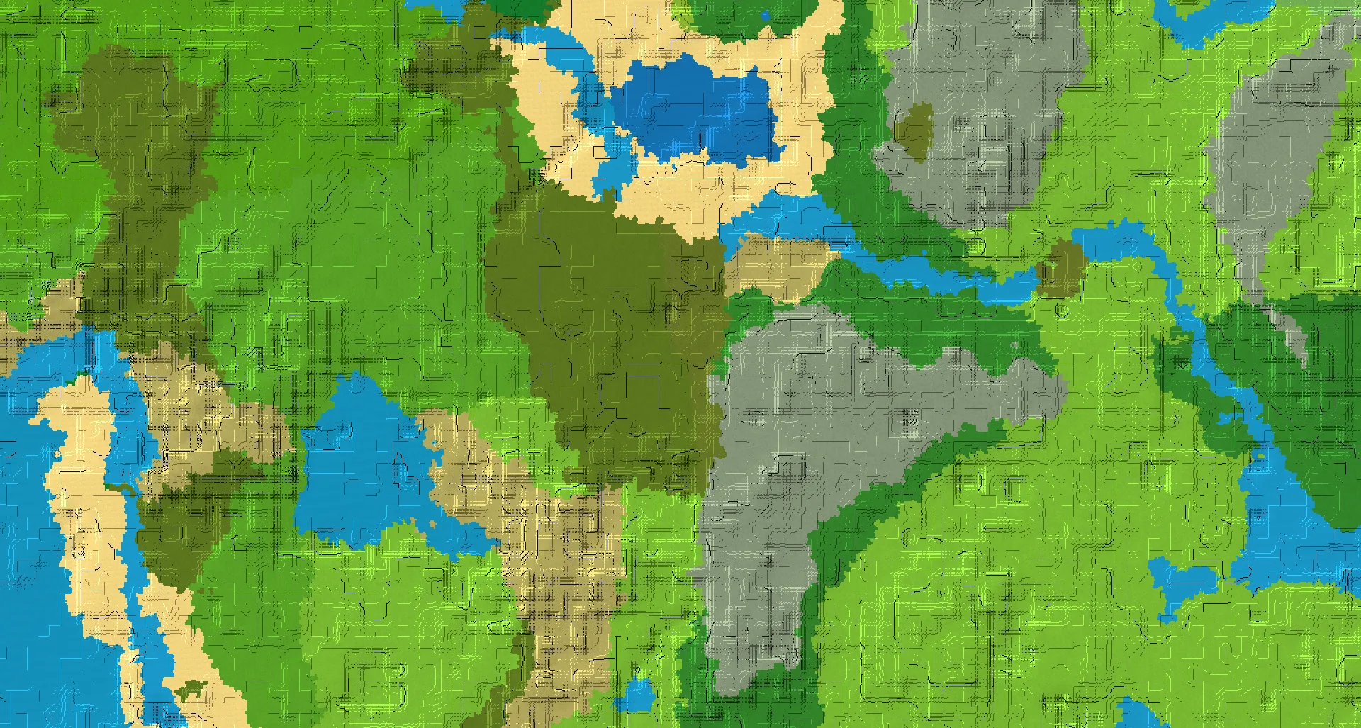 Seed map — Swamp West of a Forest Start