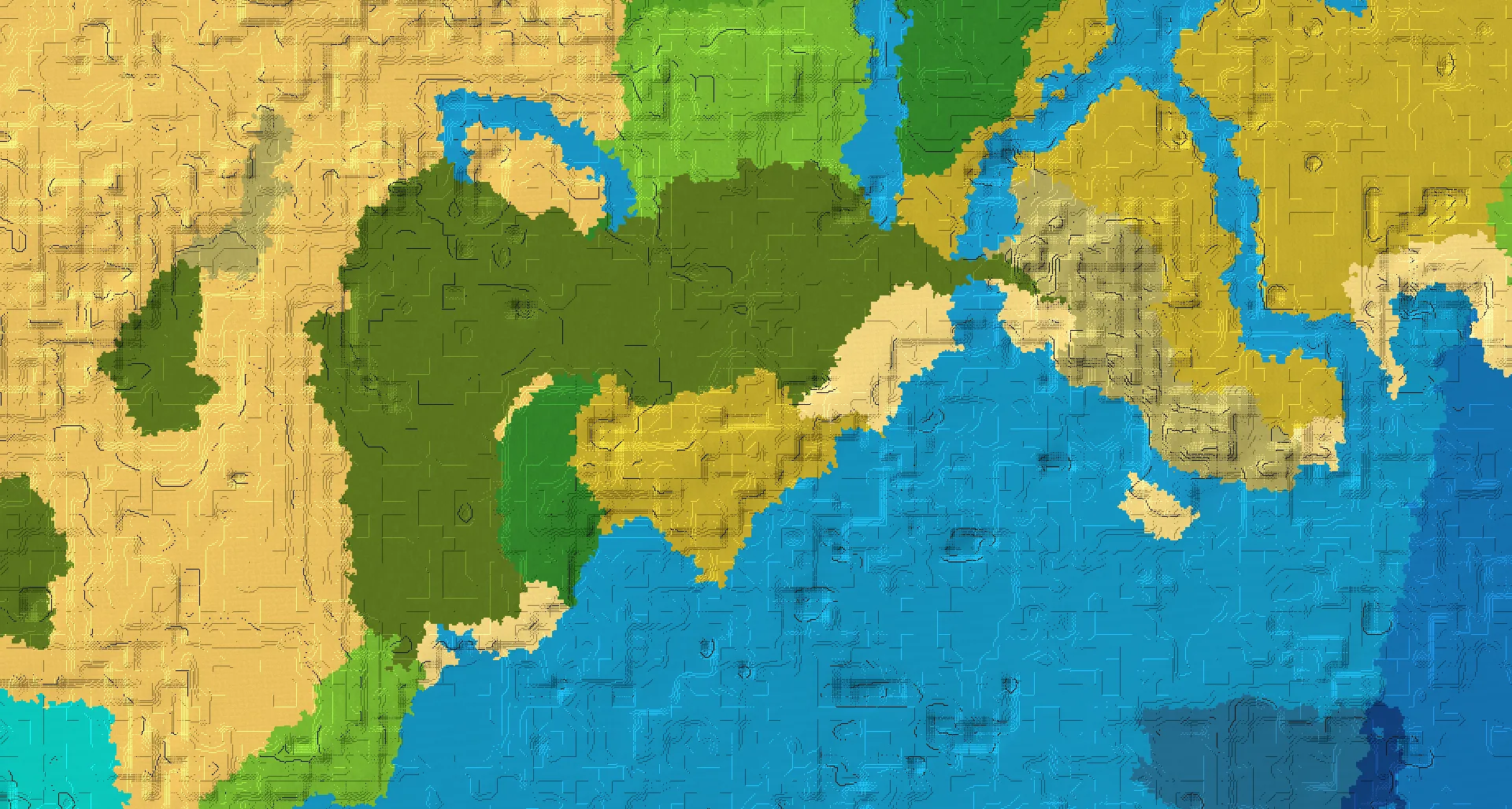Seed map — Savanna Start with Ruined Portal with Trial Chambers