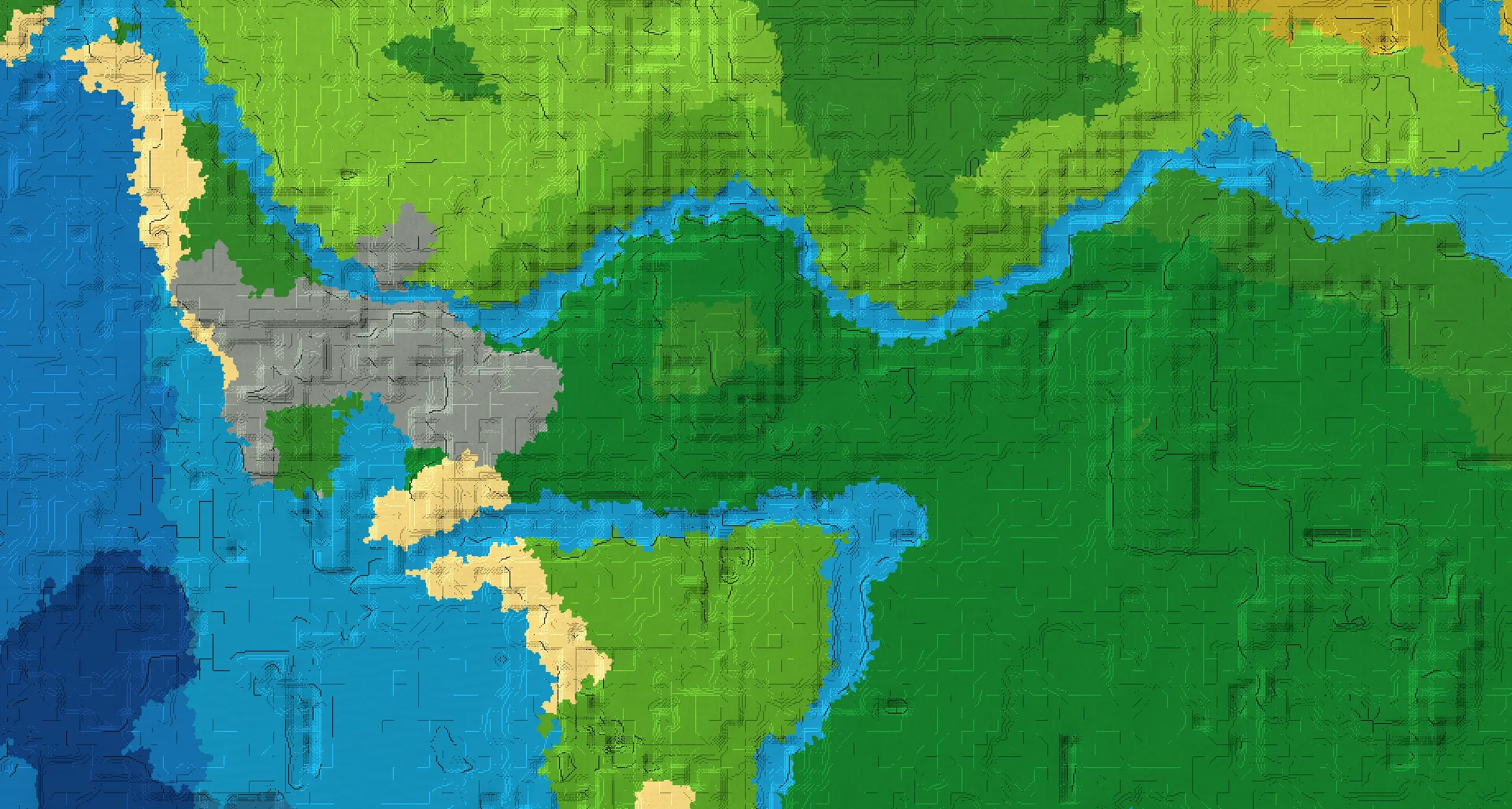 Seed map — Trail Ruins Southeast of a Jungle Start
