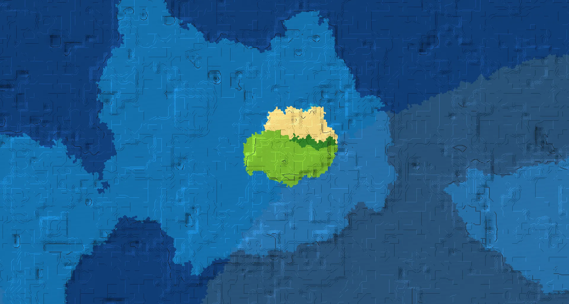 Seed map — Desert shore island