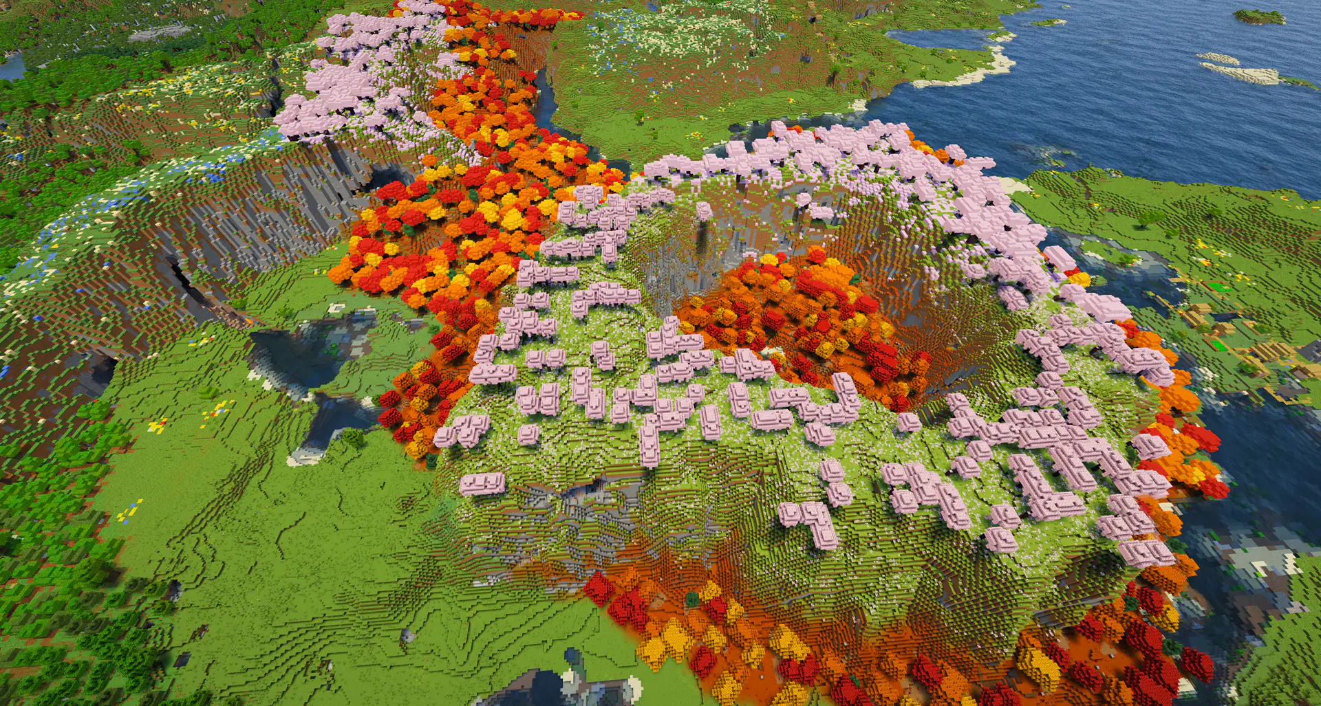 Cherry blossom crater spawn