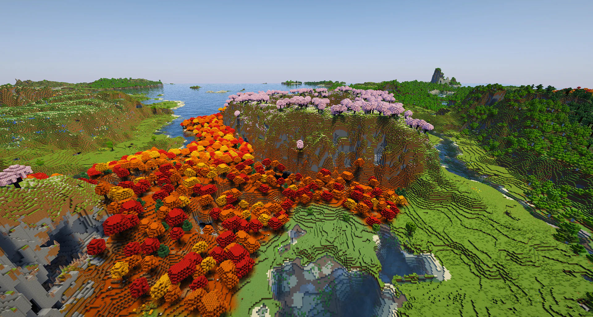 Cherry blossom crater spawn