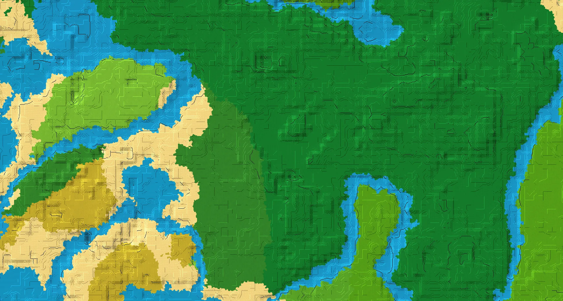 Seed map — Jungle Temple North of the Sparse Jungle Start