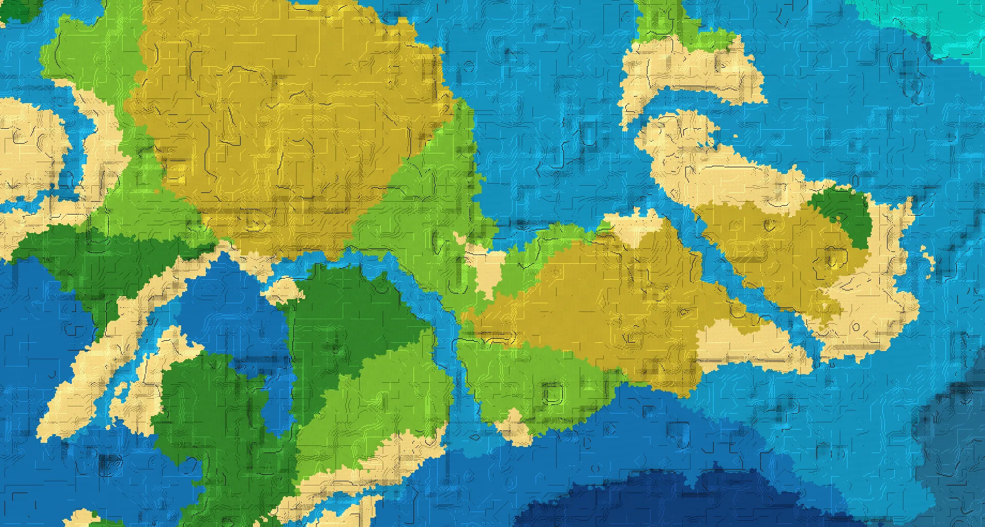 Seed map — Ruined Portal West of a Savanna Start