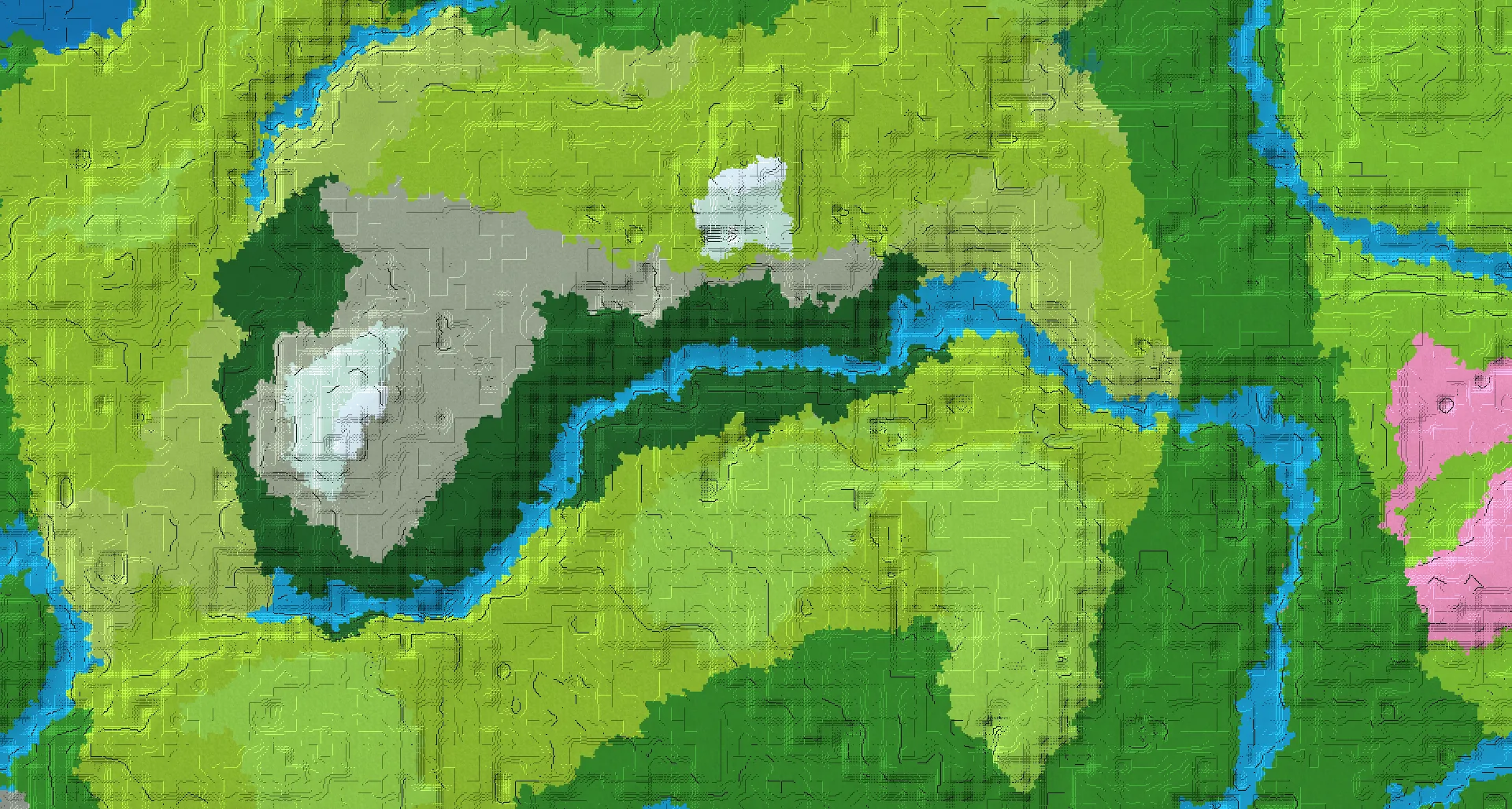 Seed map — Woodland Mansion Southeast of a Birch Forest Start