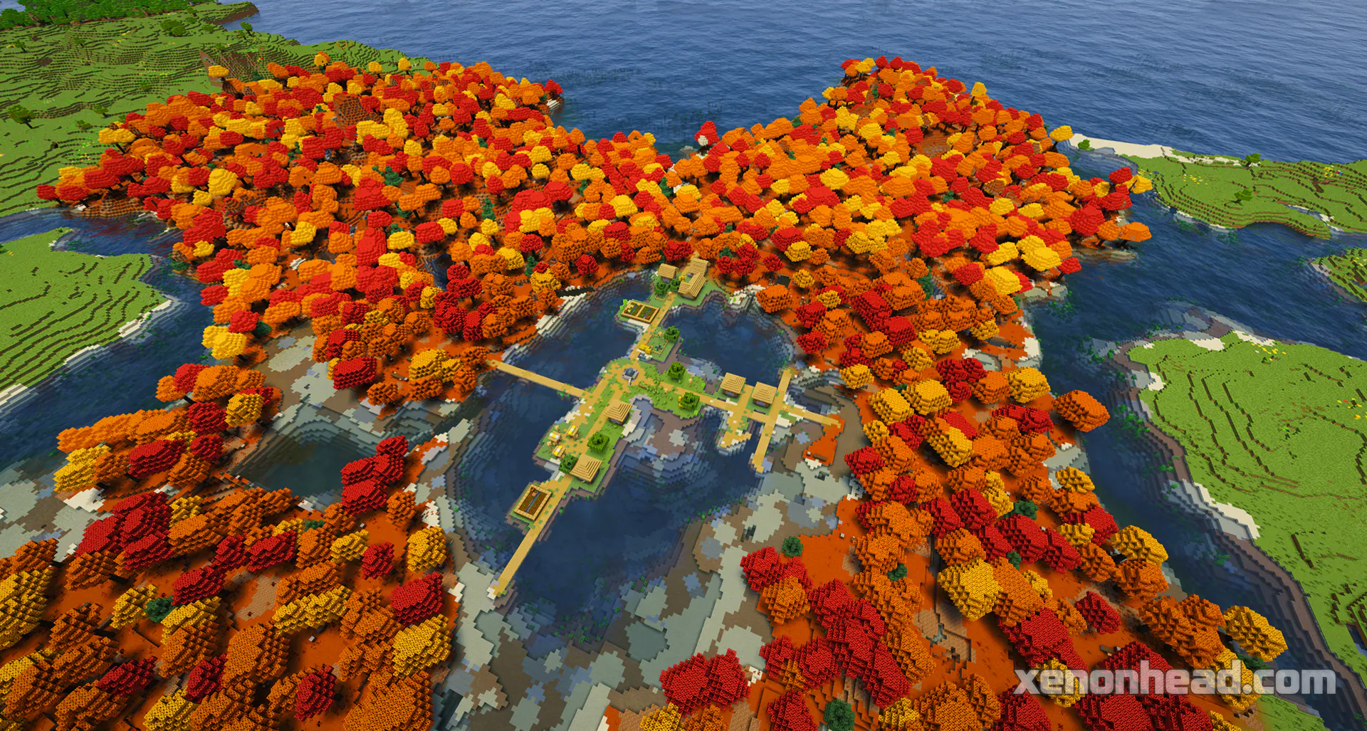 The Floating Autumn Village