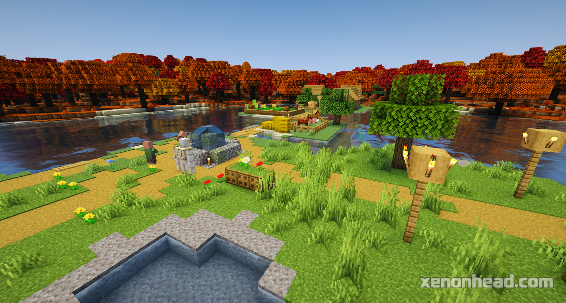 The Floating Autumn Village