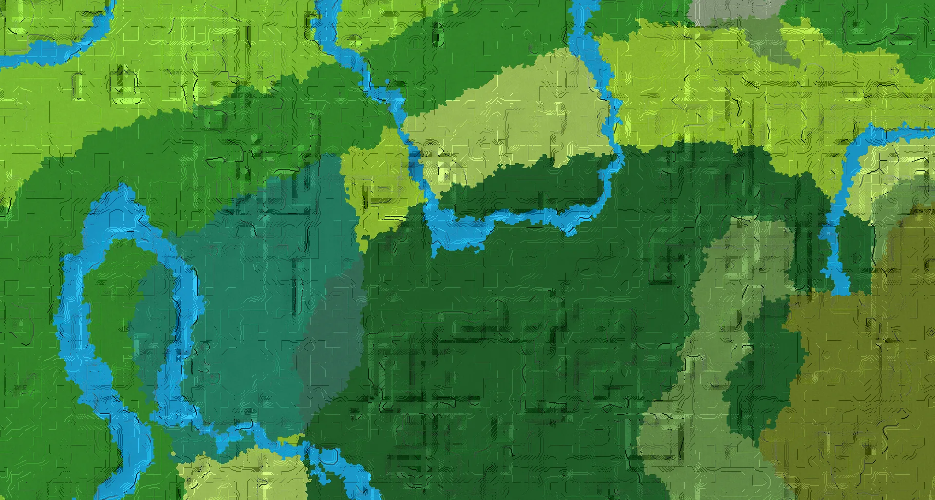 Seed map — Woodland Mansion Southwest of a Plains Start