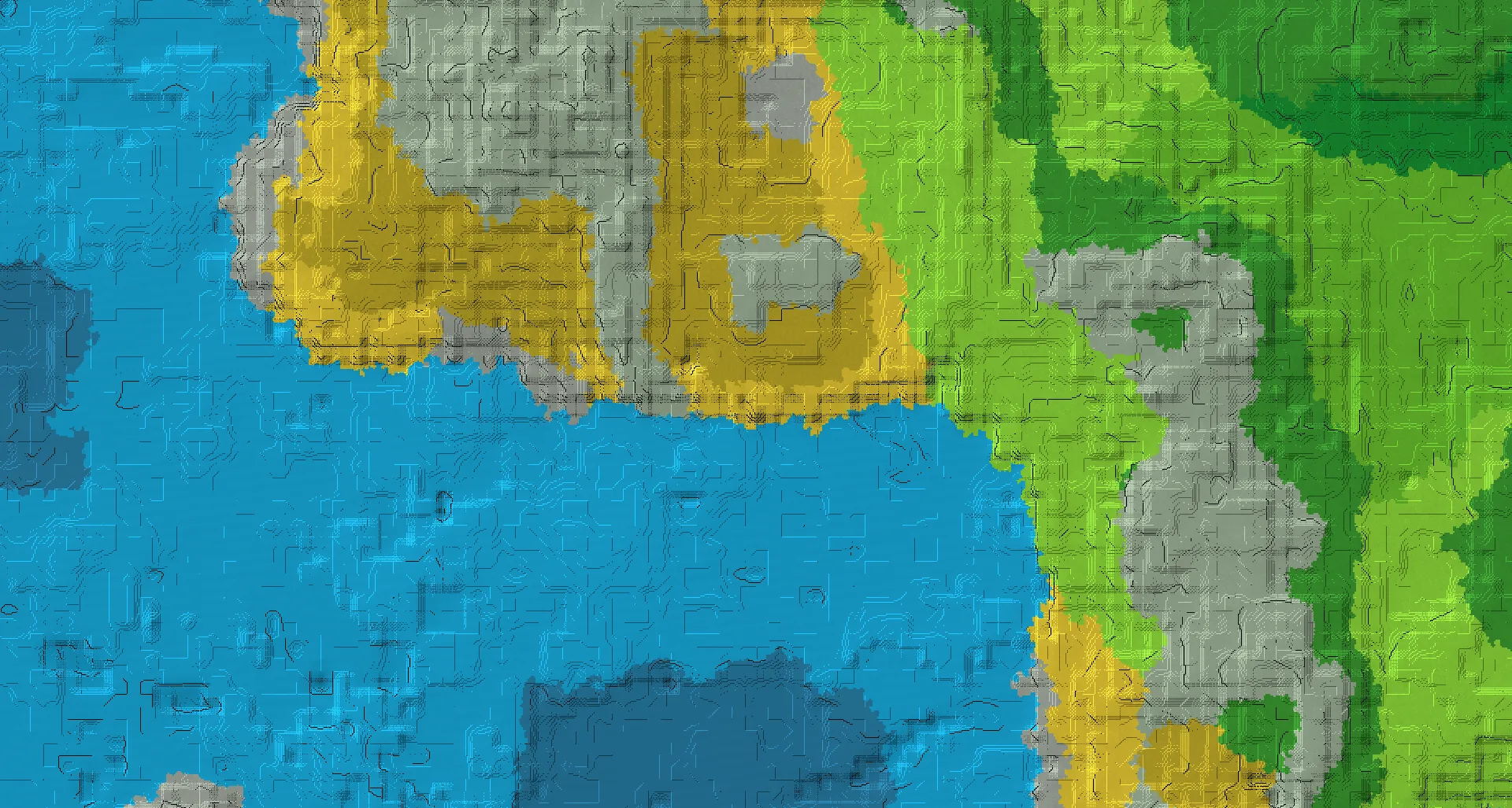 Seed map — Titan cliff village