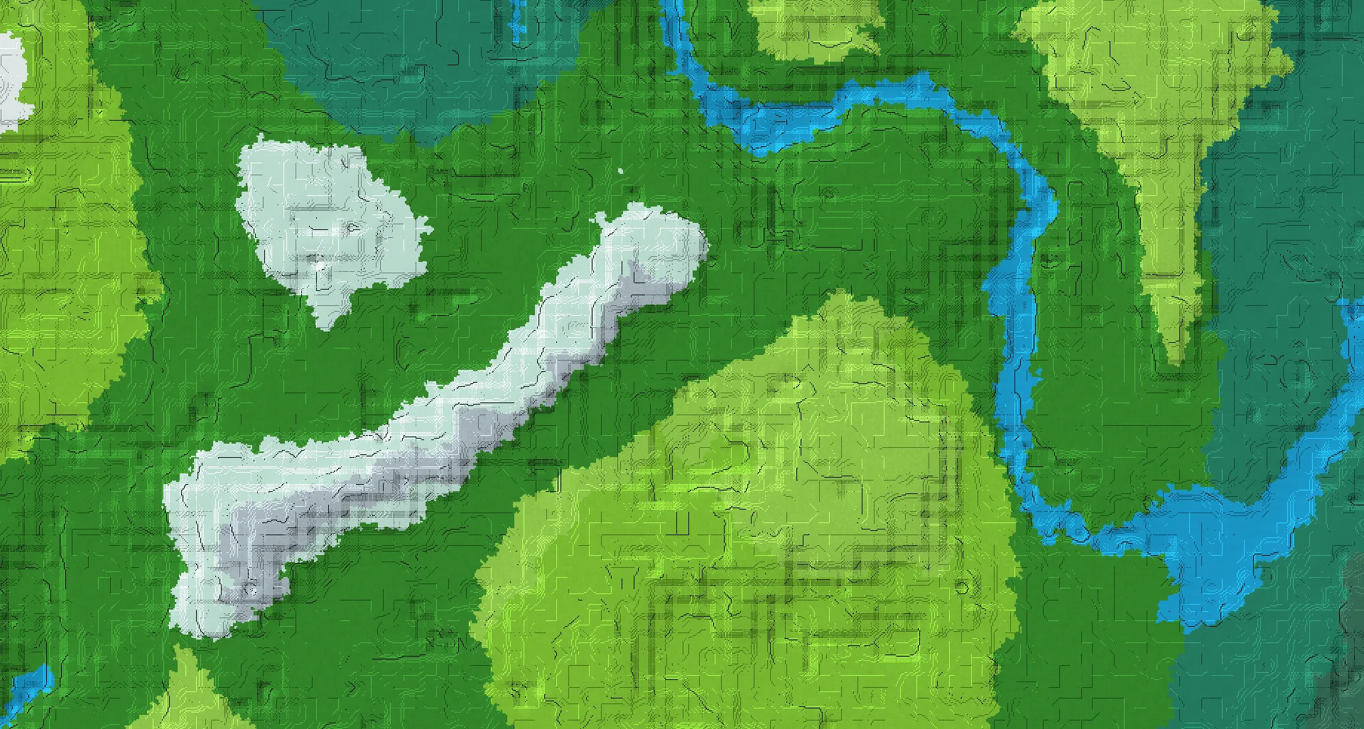 Seed map — Deep Dark Southeast of a Forest Start with Trial Chambers
