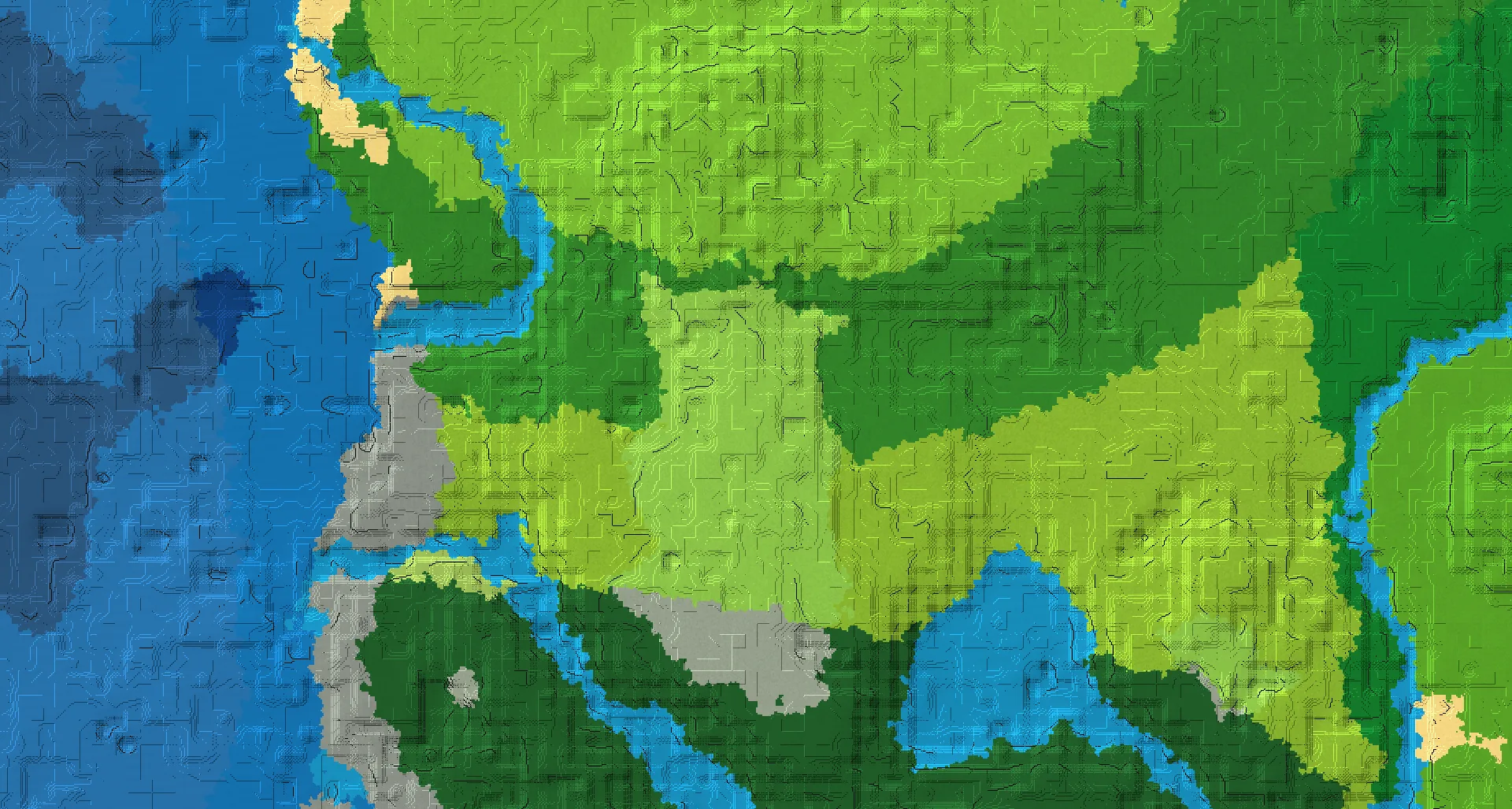 Seed map — Woodland mansion village