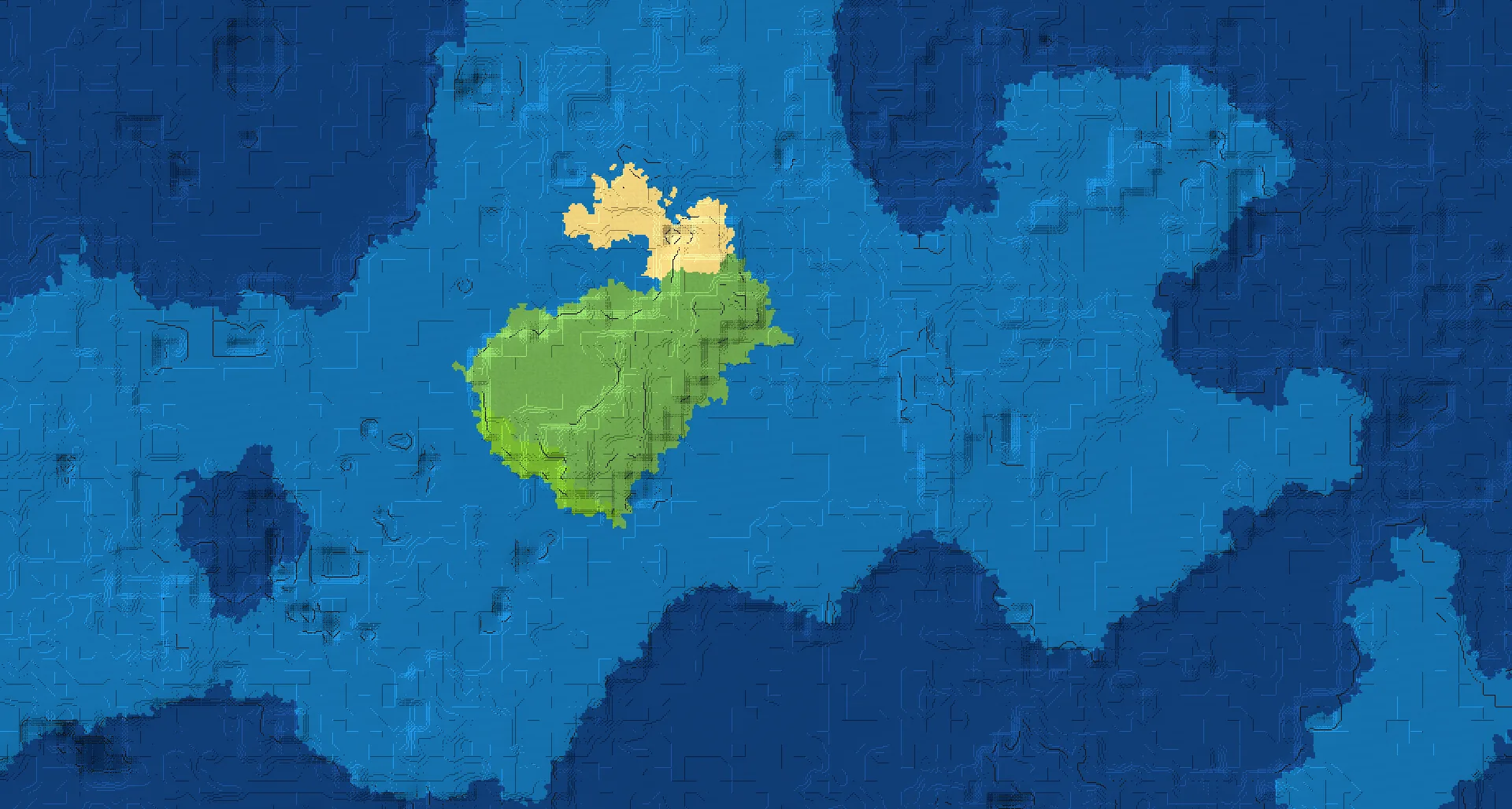 Seed map — Flower Forest Ocean Start with a Shipwreck with Ruined Portal