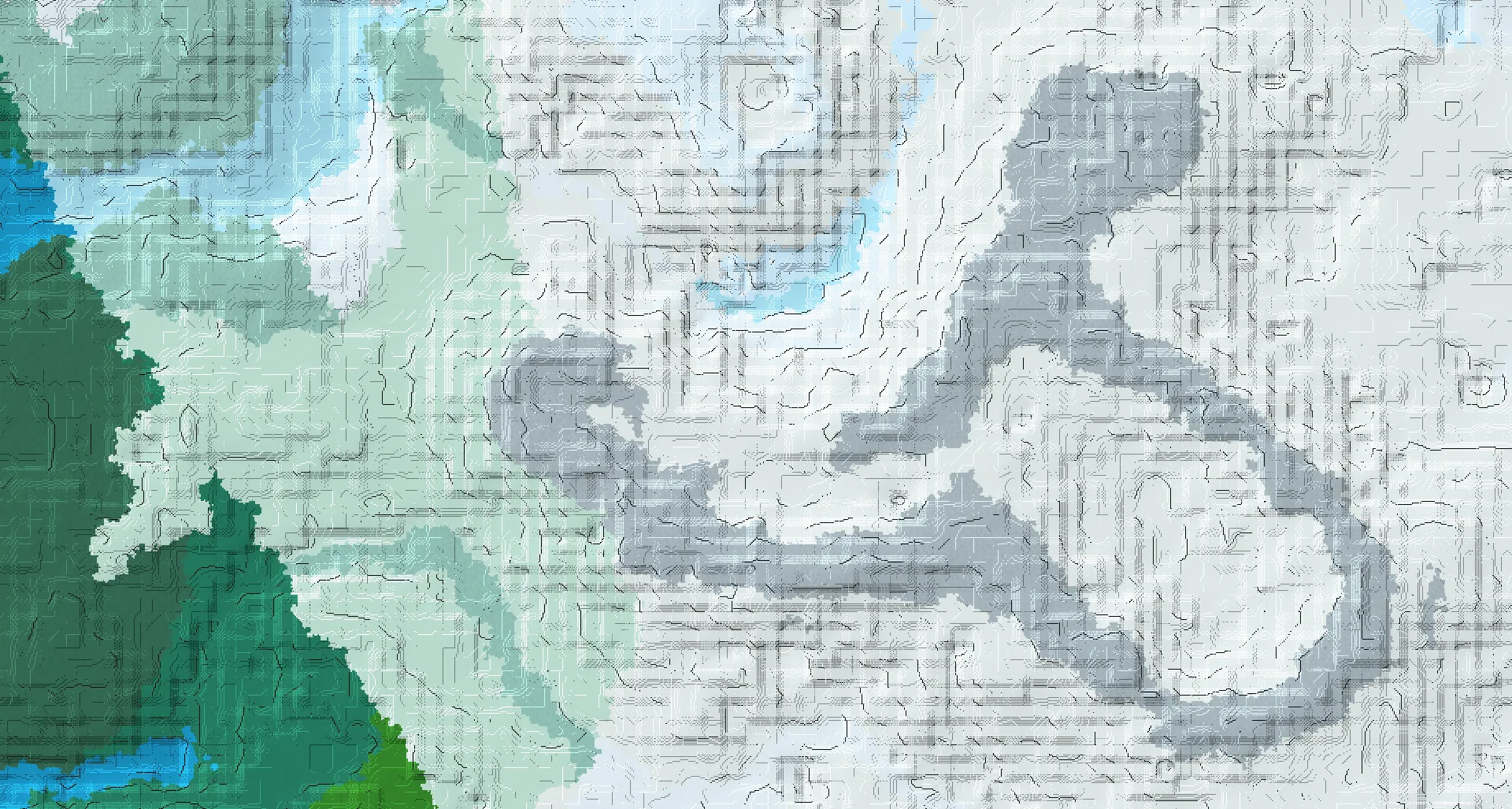 Seed map — Grove Start and an Ancient City Route with Ruined Portal