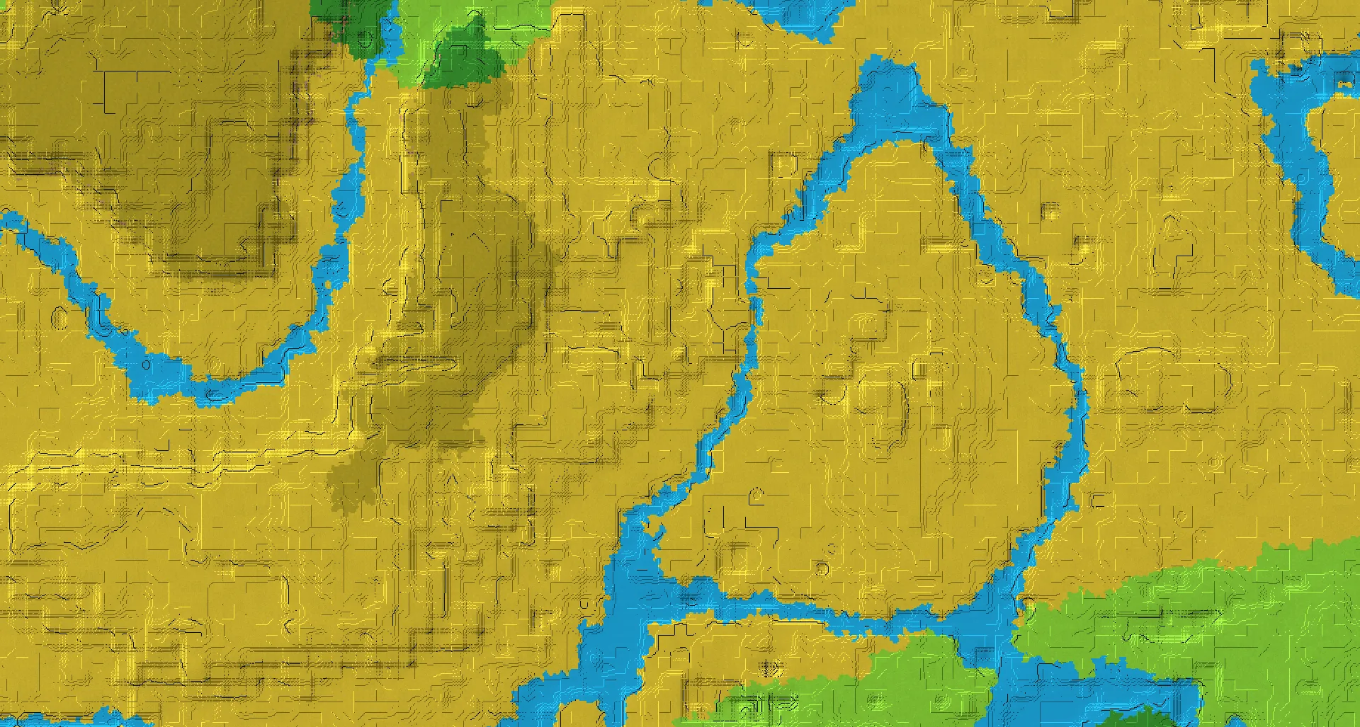 Seed map — Savanna Start with Trial Chambers with Ruined Portal