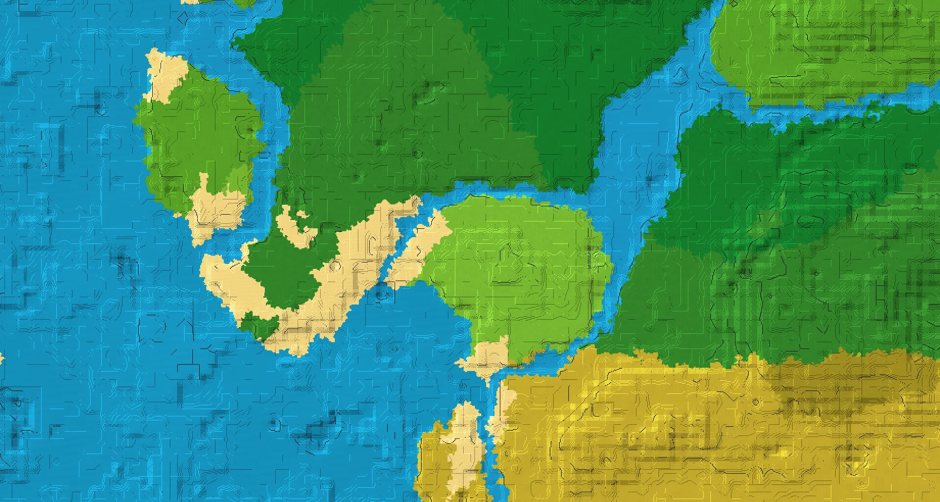 Seed map — Plains village and Shipwreck