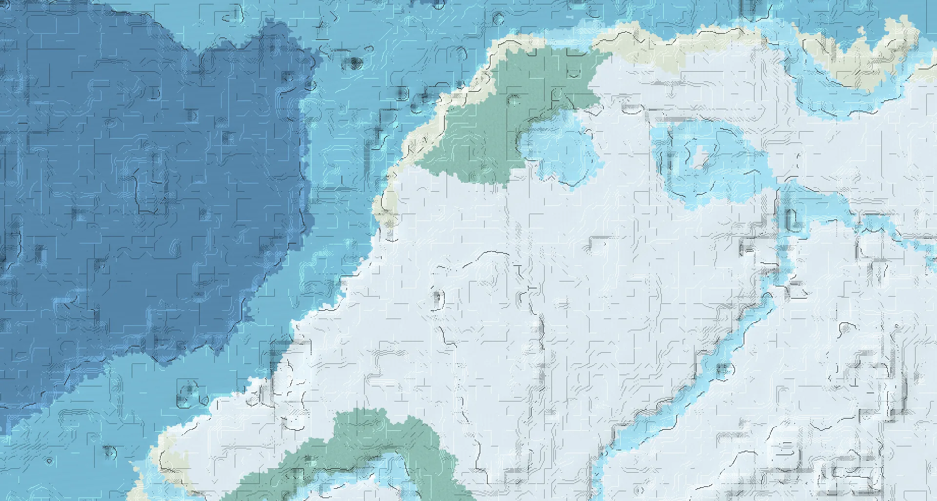 Seed map — Snowy Plains Start with Trial Chambers
