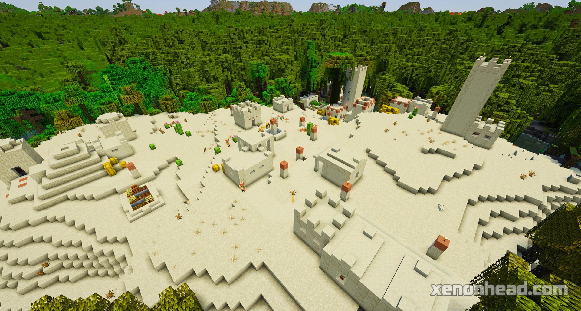 Mangrove swamp zombie & desert village