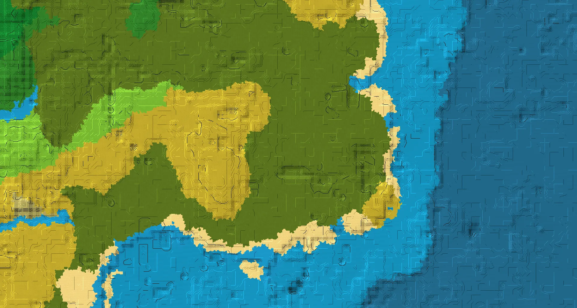 Seed map — Sprawling mangrove wetland