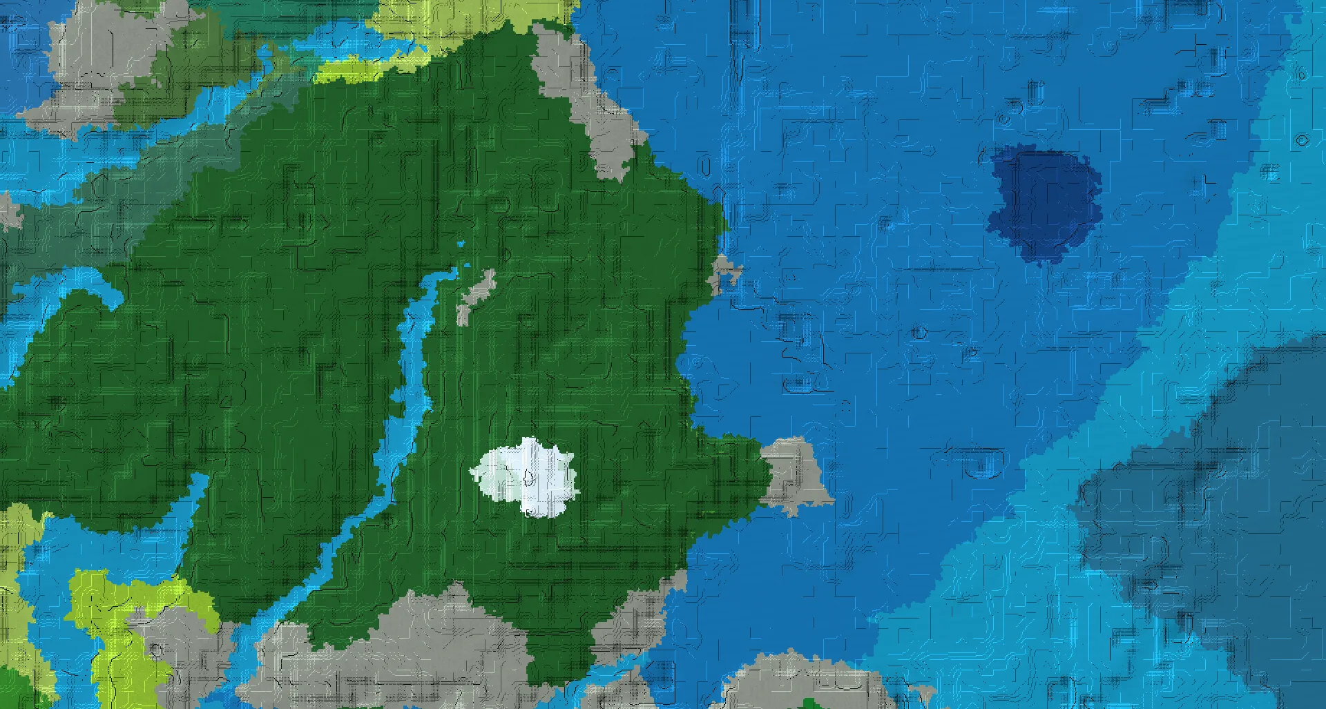 Seed map — Ocean Ruins inside a Mansion Room
