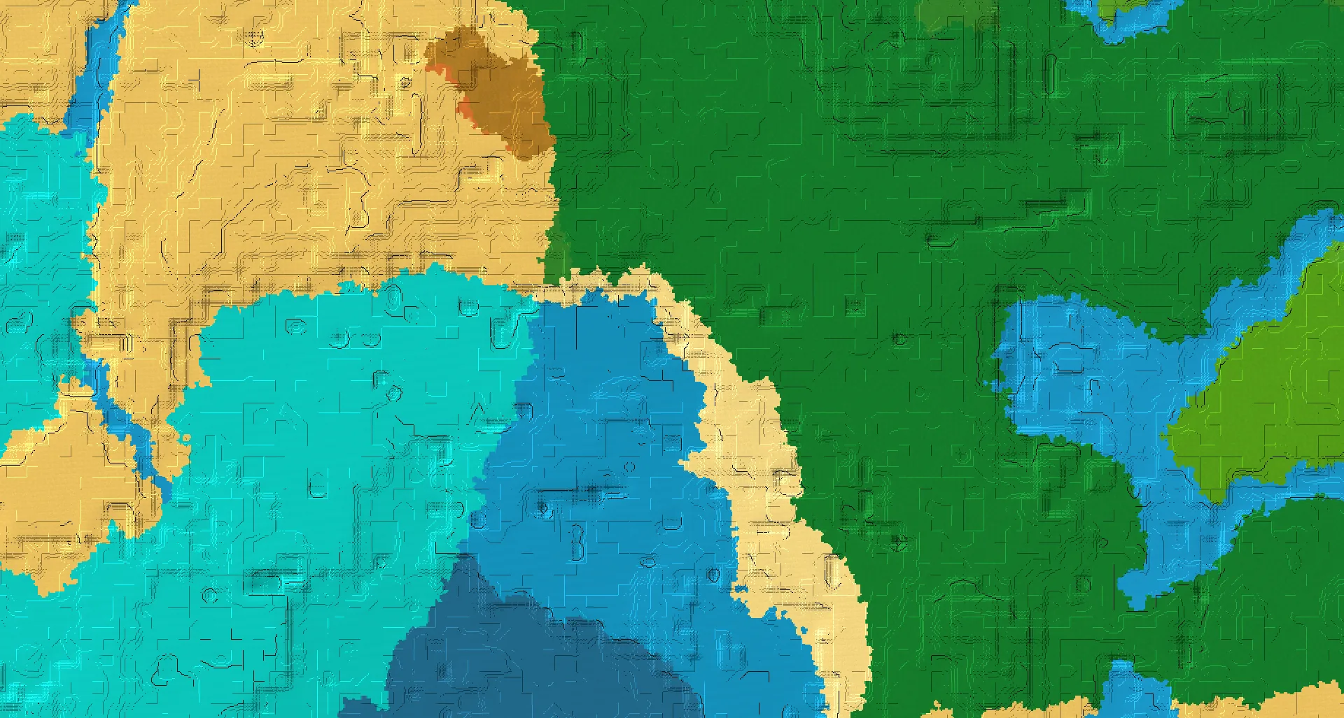 Seed map — Shipwreck and Giant jungle ruined portal