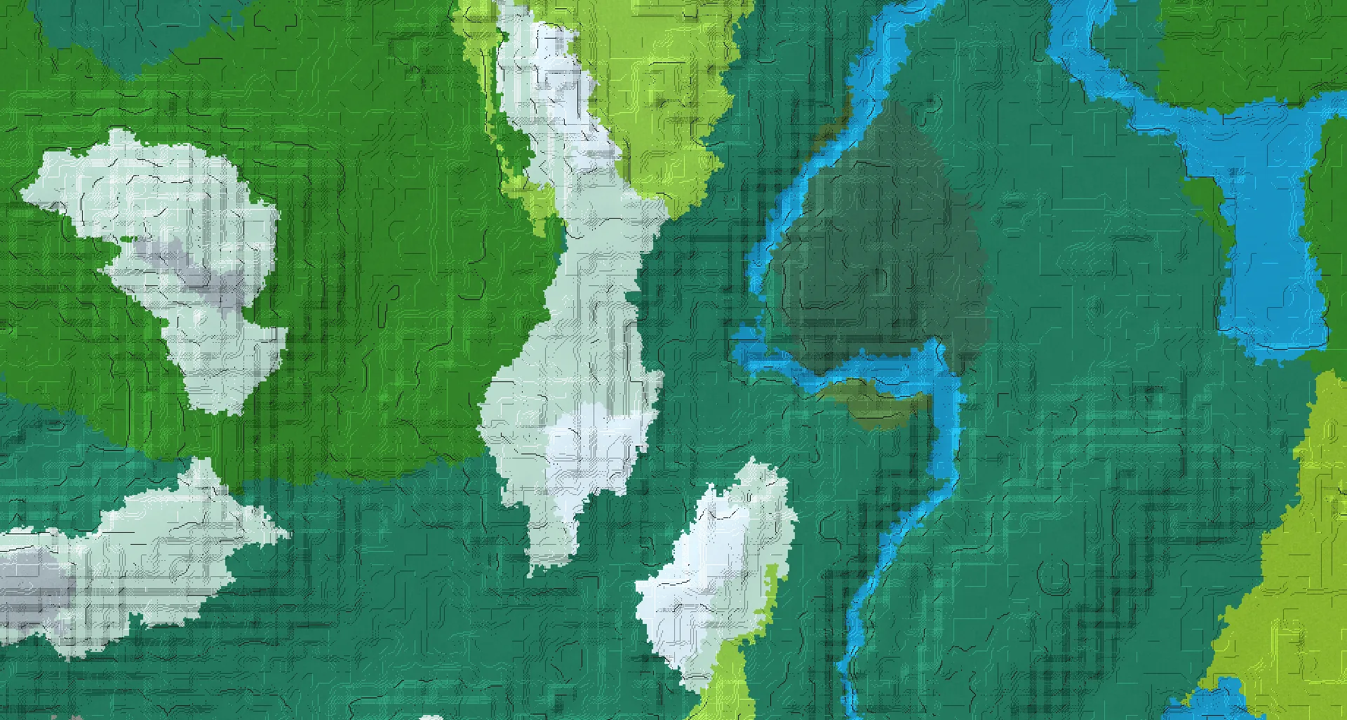 Seed map — Village and Ruined Portal from Grove