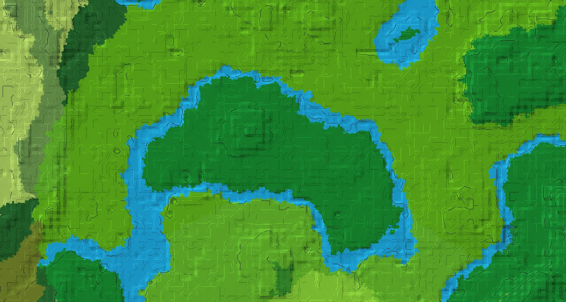 Seed map — Jungle Temple East of a Bamboo Jungle Start