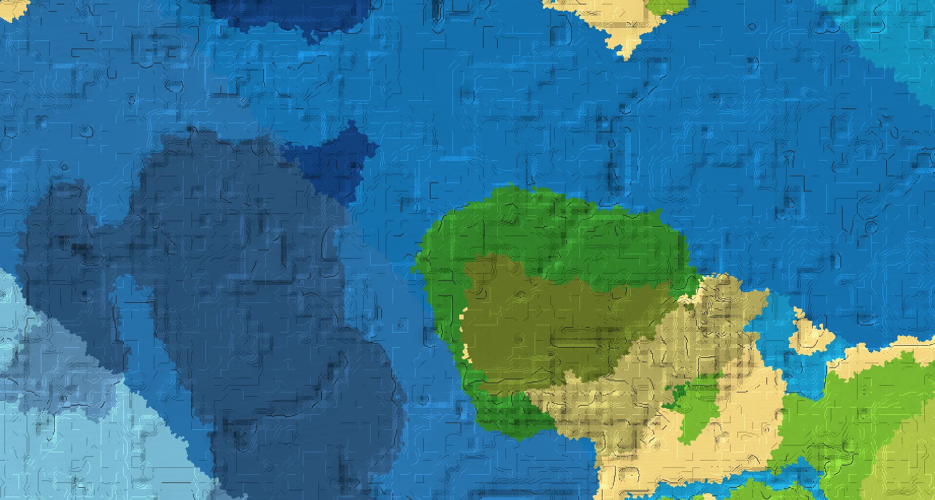 Seed map — Swamp Northeast of a Forest Start