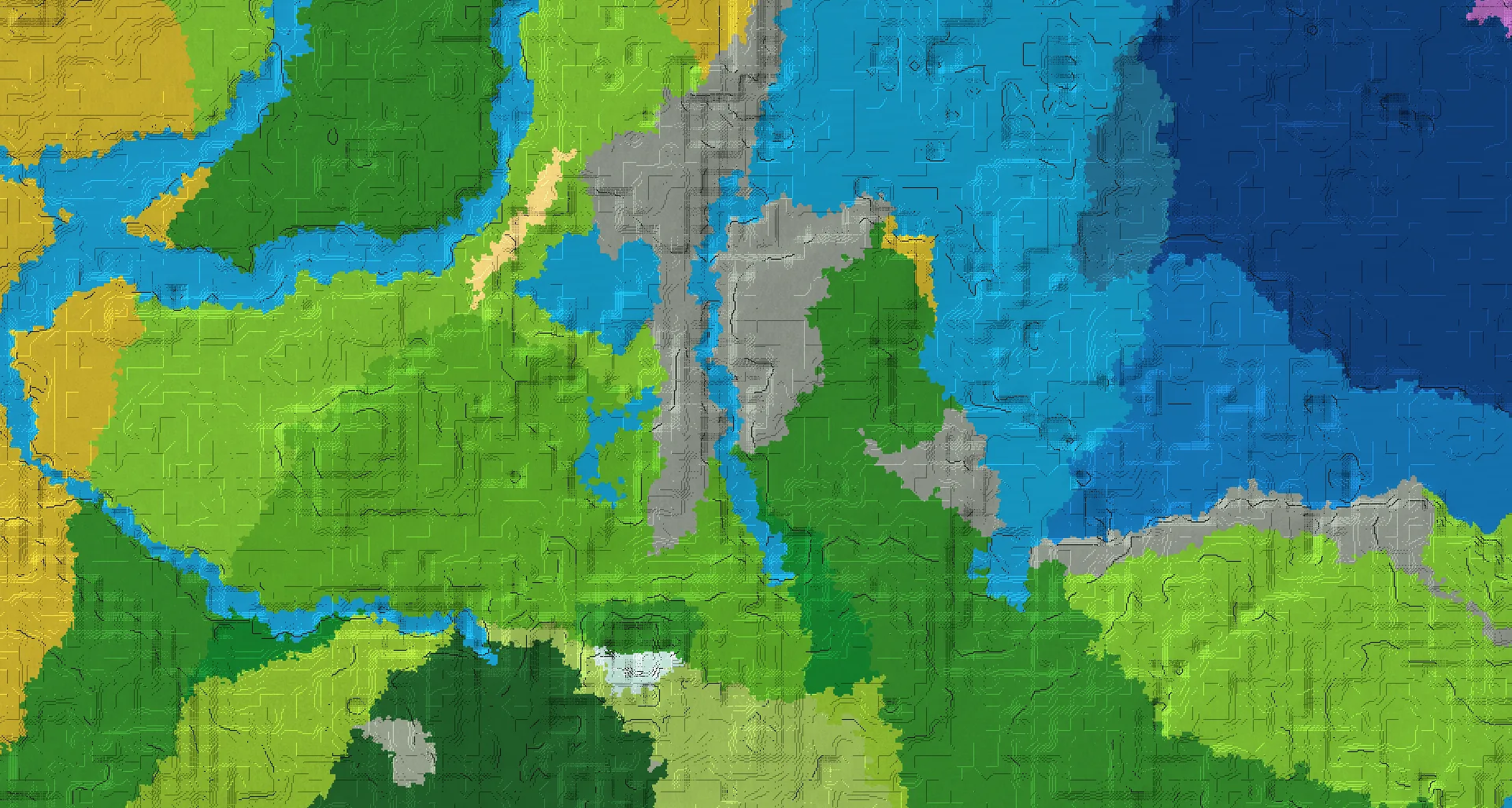 Seed map — Stony Shore West of a Forest Start