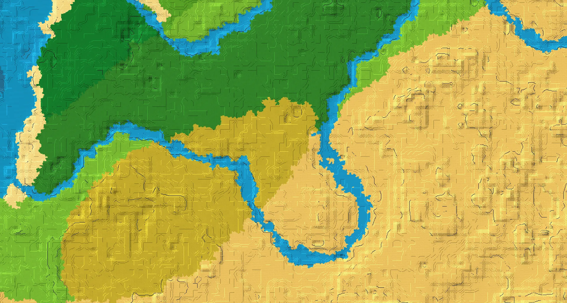 Seed map — 2 Villages near a Forest Start with Ruined Portal