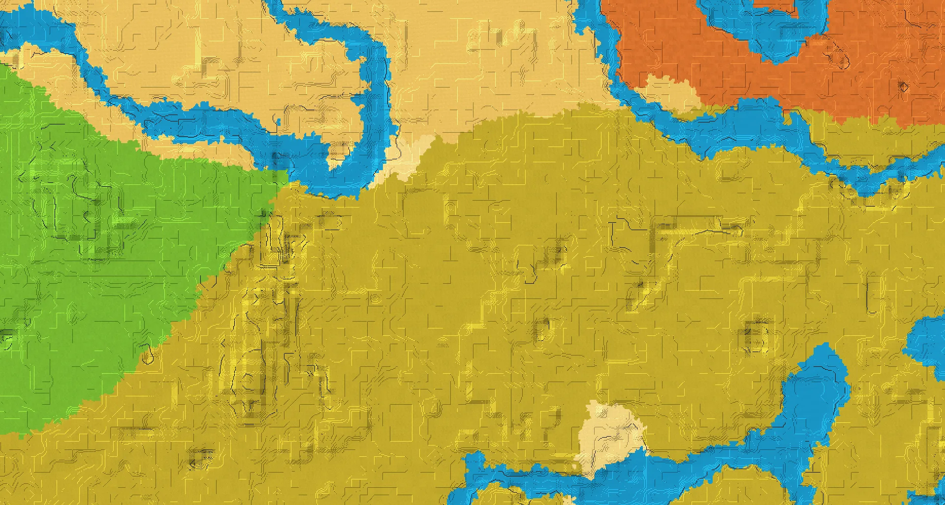 Seed map — Village Northeast of the Savanna Start with Ruined Portal