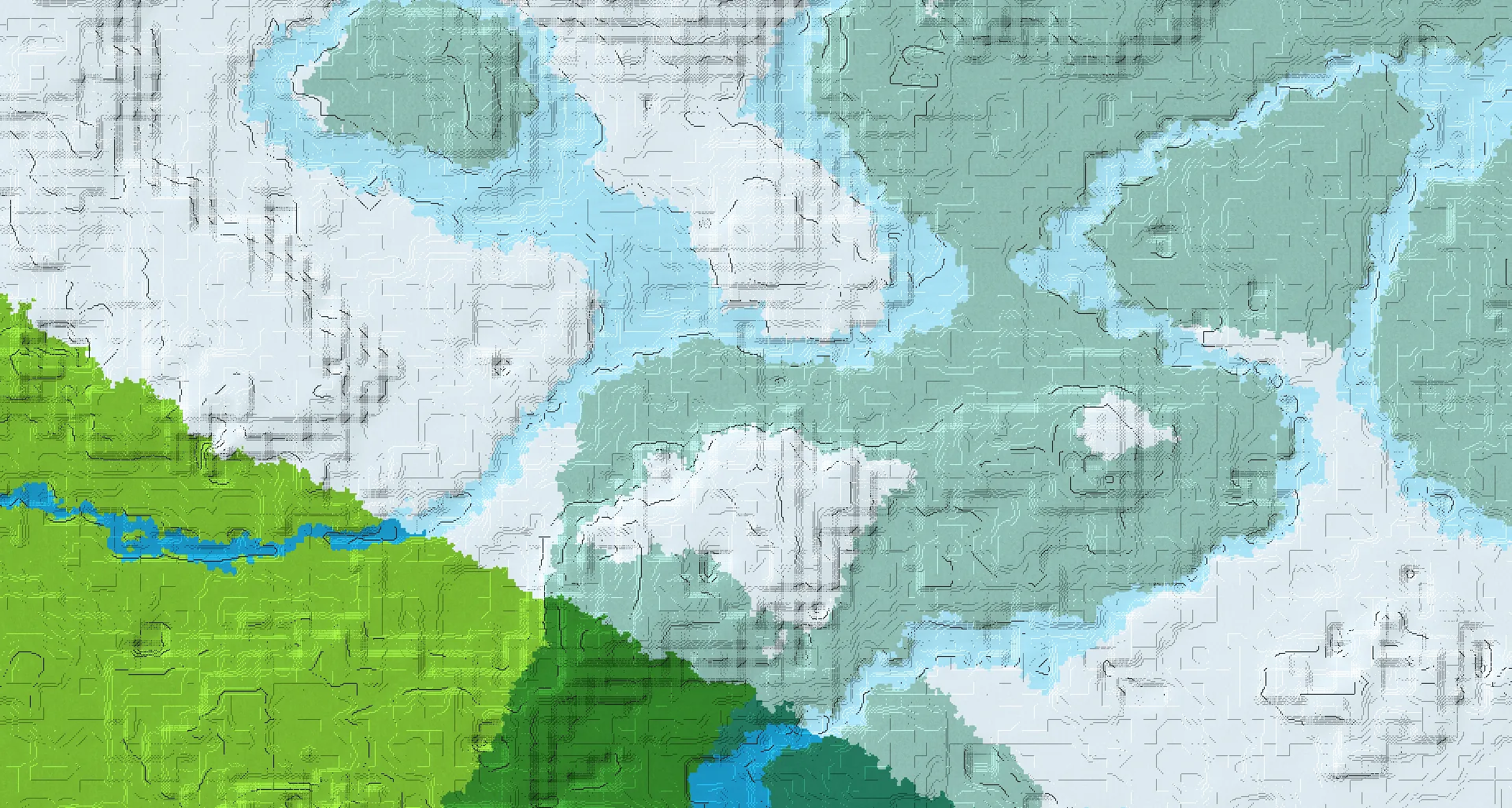 Seed map — Snowy Taiga Village and Igloo