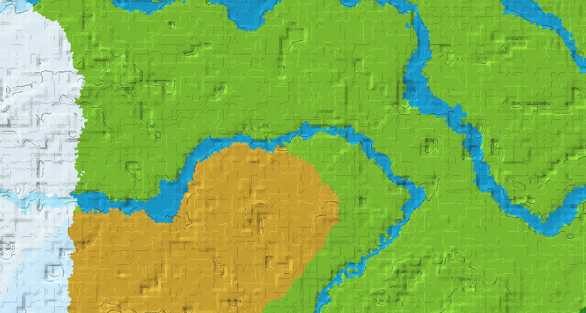 Seed map — River split plains village