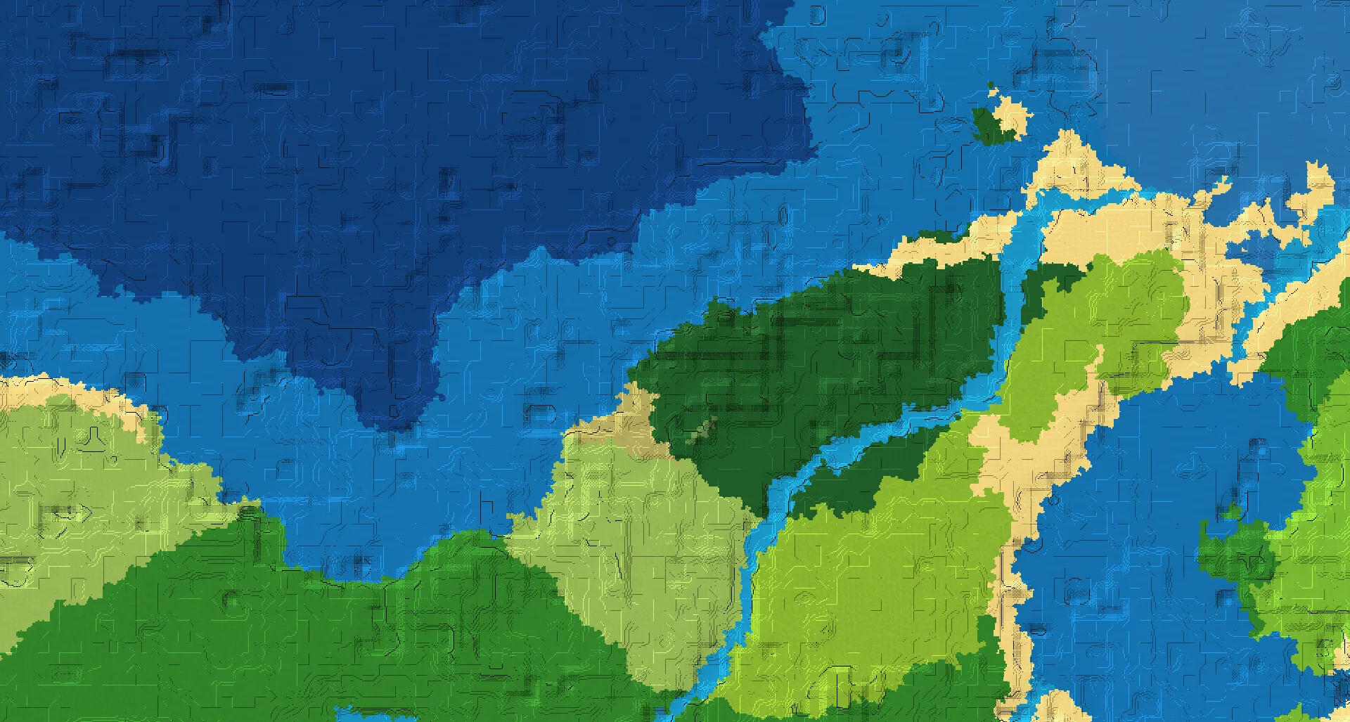 Seed map — Woodland Mansion East of a Old Growth Birch Forest Start