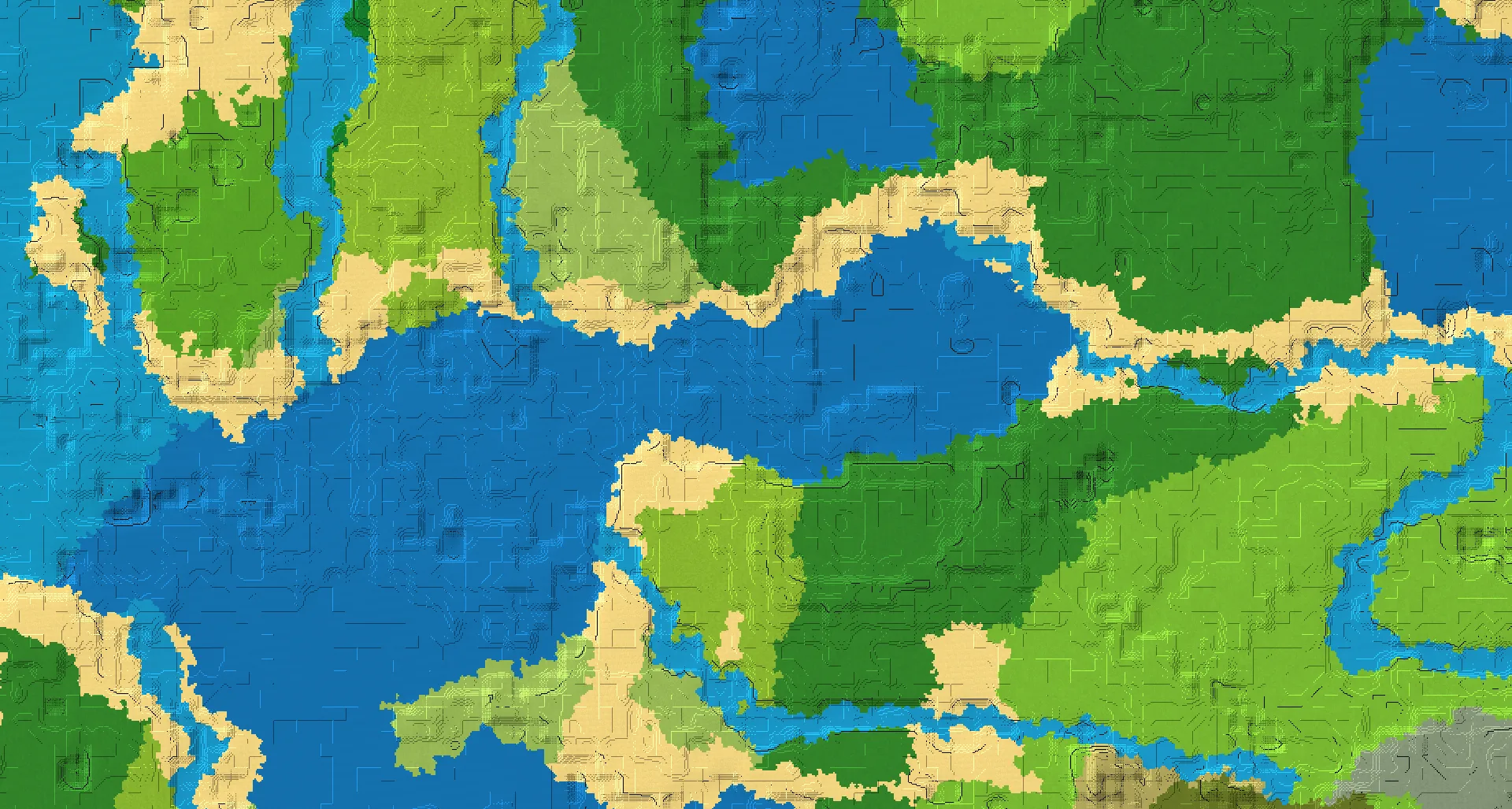 Seed map — Shipwreck Southeast of a Forest Start