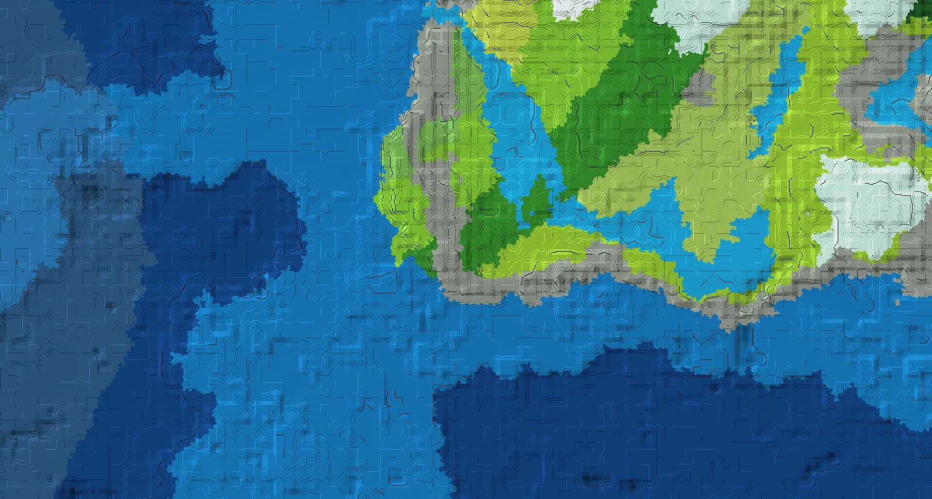 Seed map — Woodland mansion island