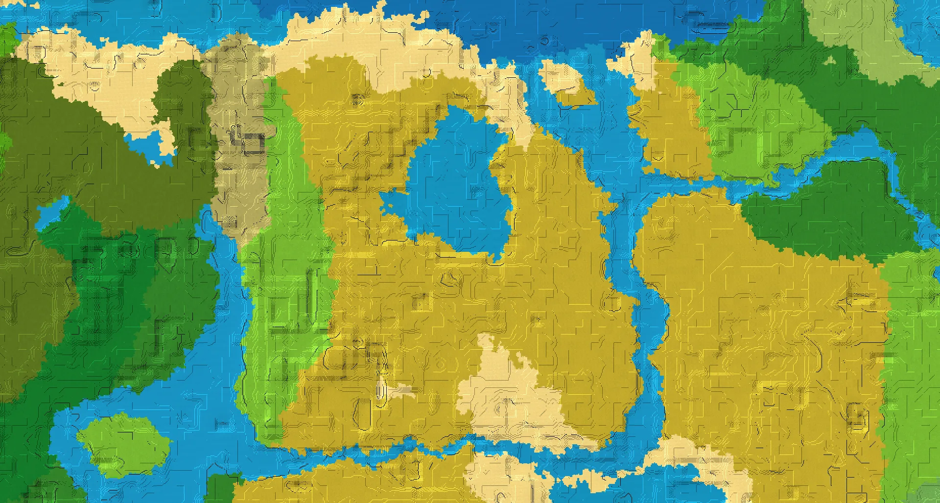 Seed map — Savanna village and Pillager outpost