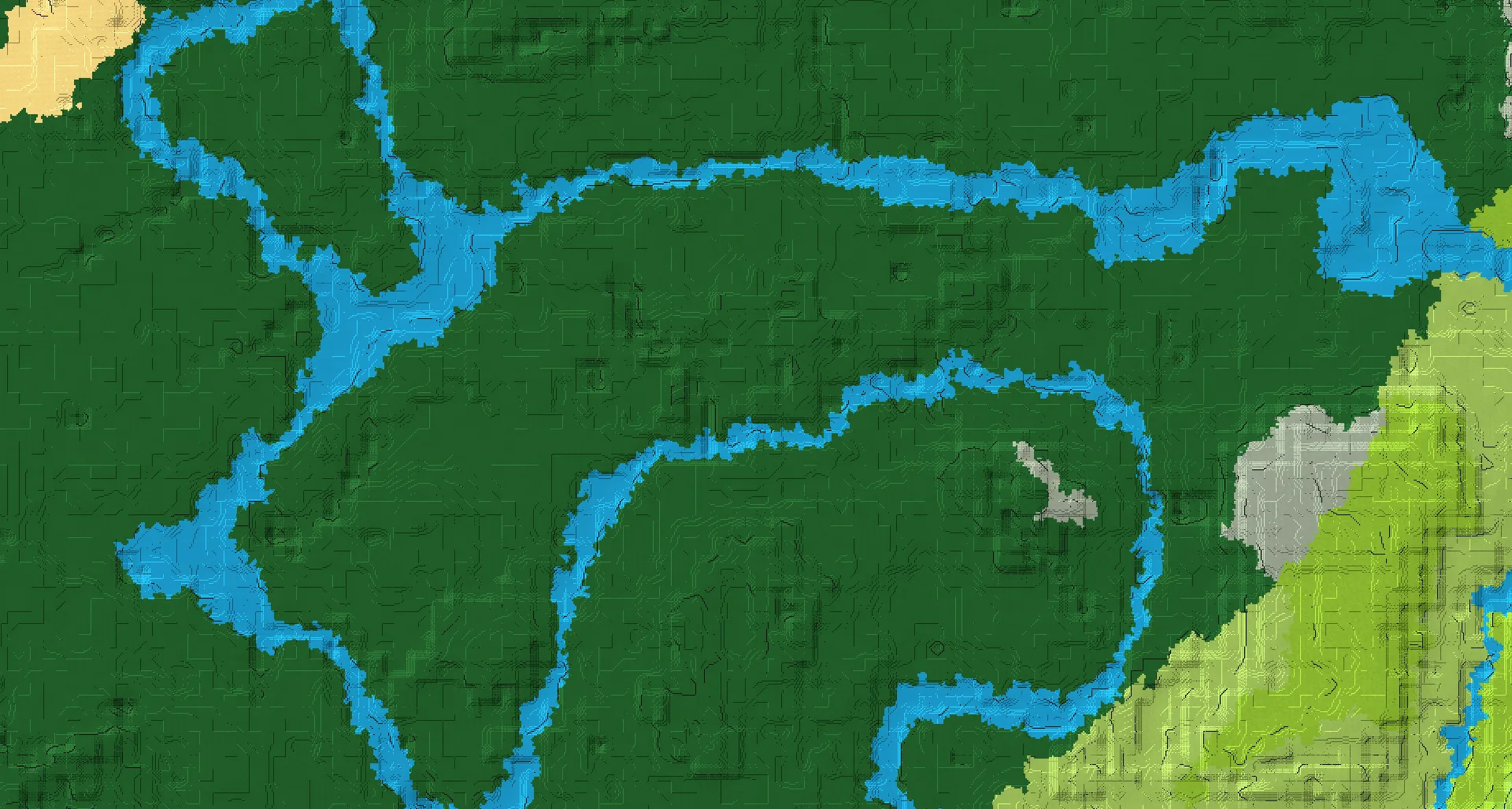 Seed map — Woodland Mansion Southeast of a Dark Forest Start with Trial Chambers