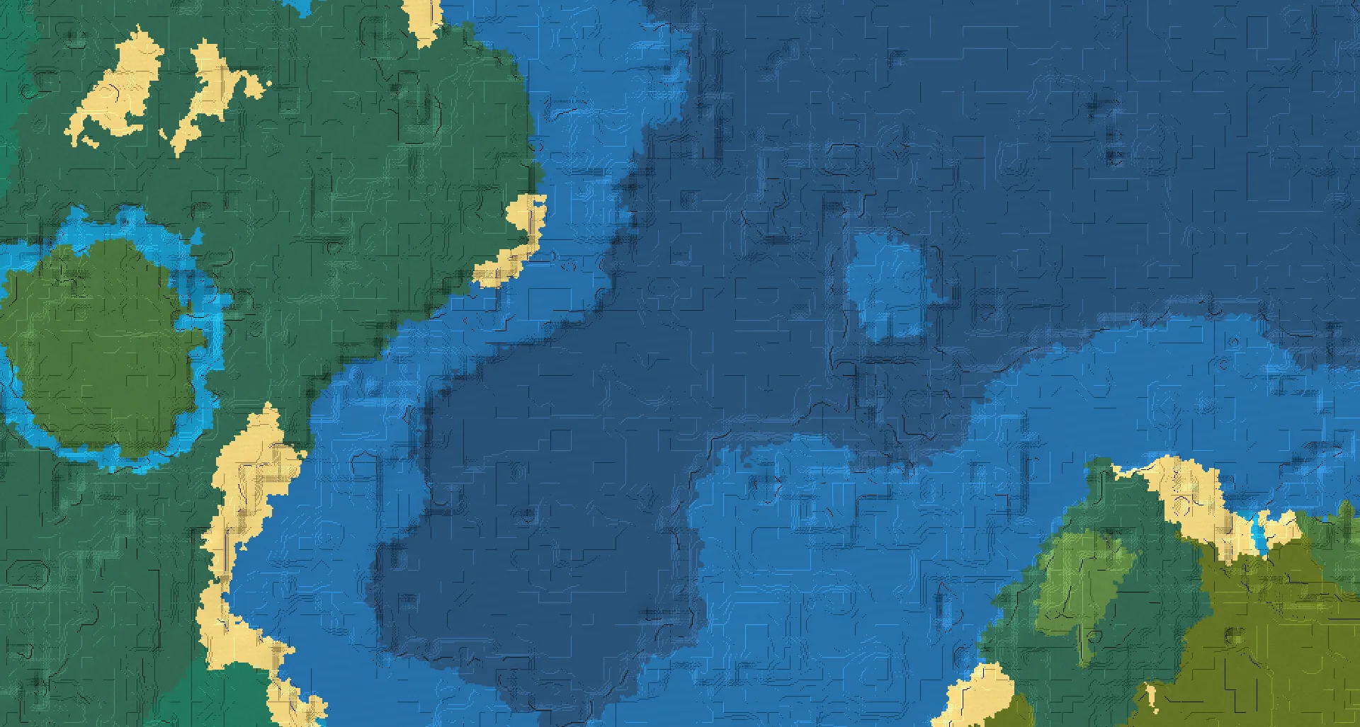Seed map — Ocean Monument Southeast of a Old Growth Spruce Taiga Start