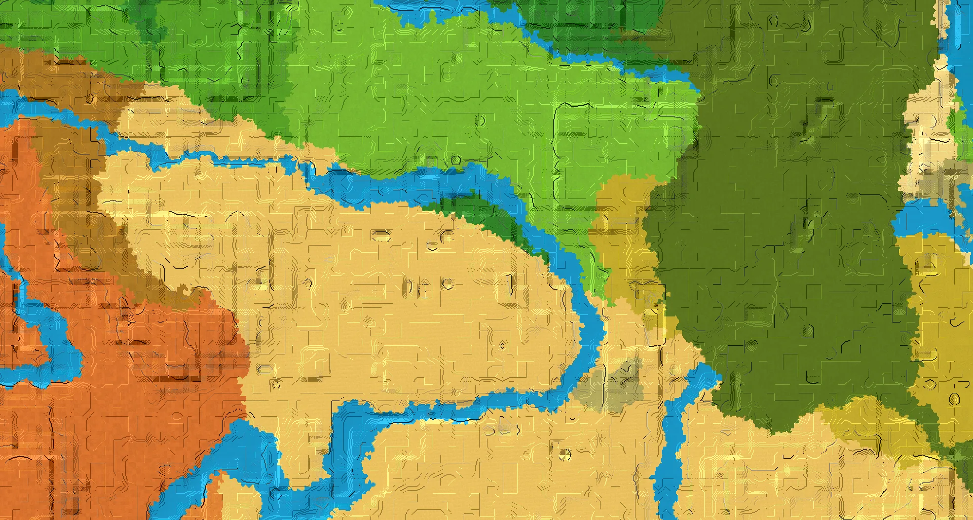 Seed map — Desert village and Trial chambers