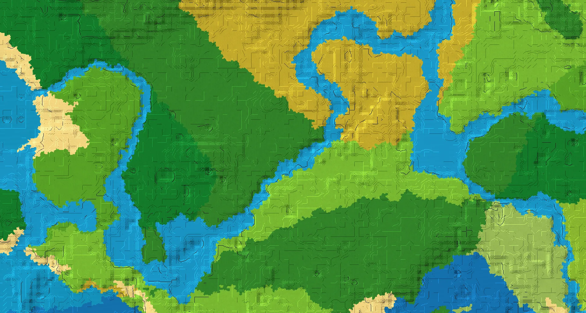 Seed map — River Southeast of a Forest Start