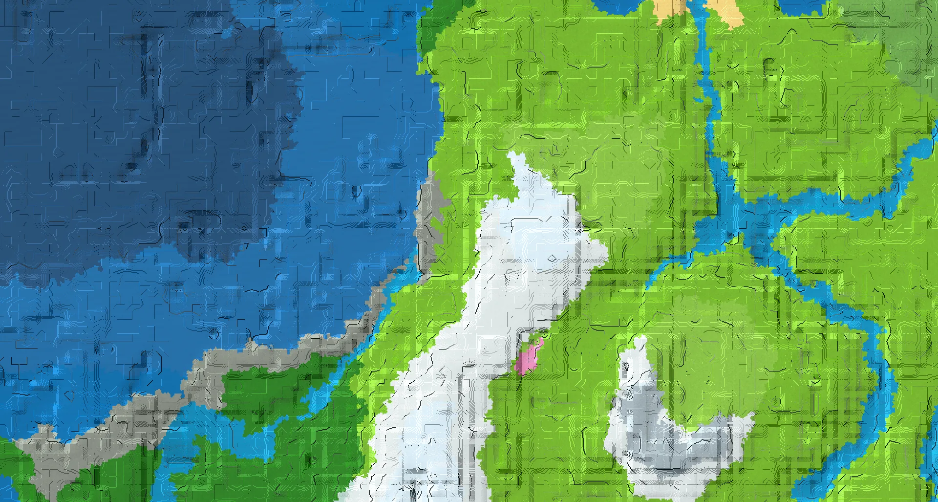 Seed map — Village and Ruined Portal from Plains with Ancient City
