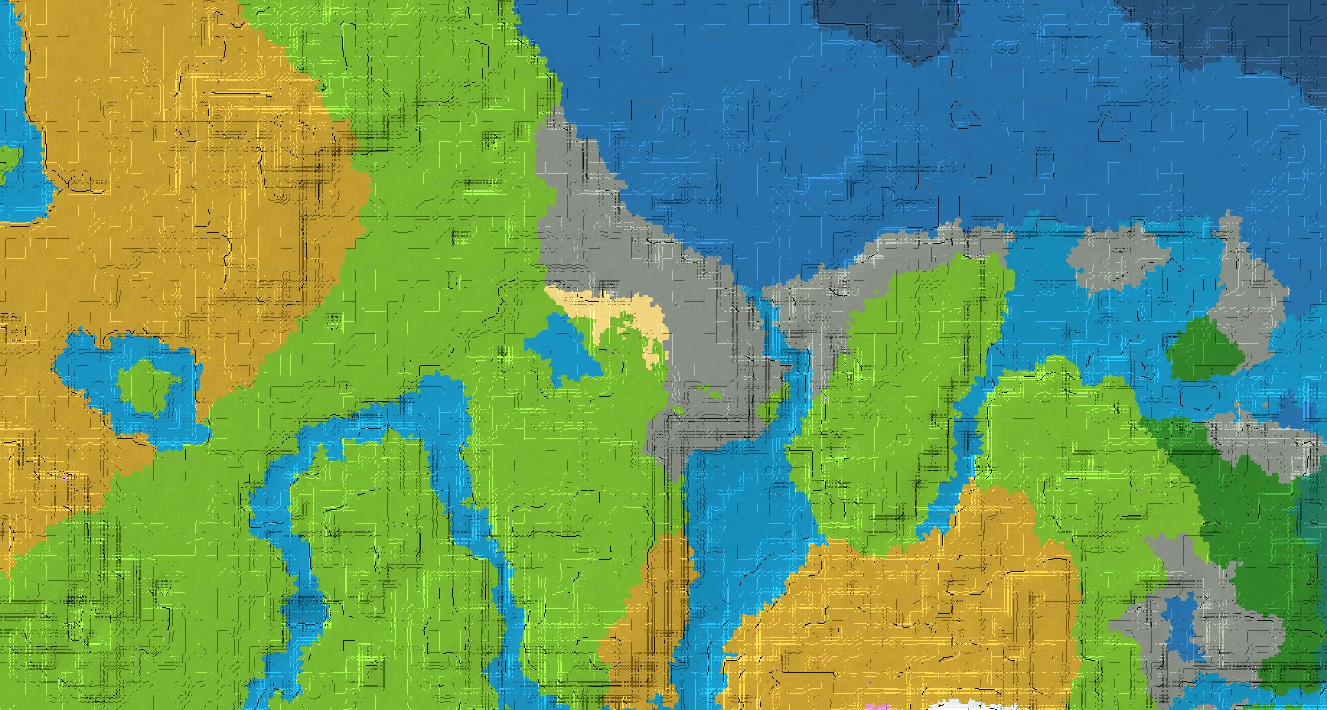 Seed map — Buried Treasure Northeast of a Plains Start with Village