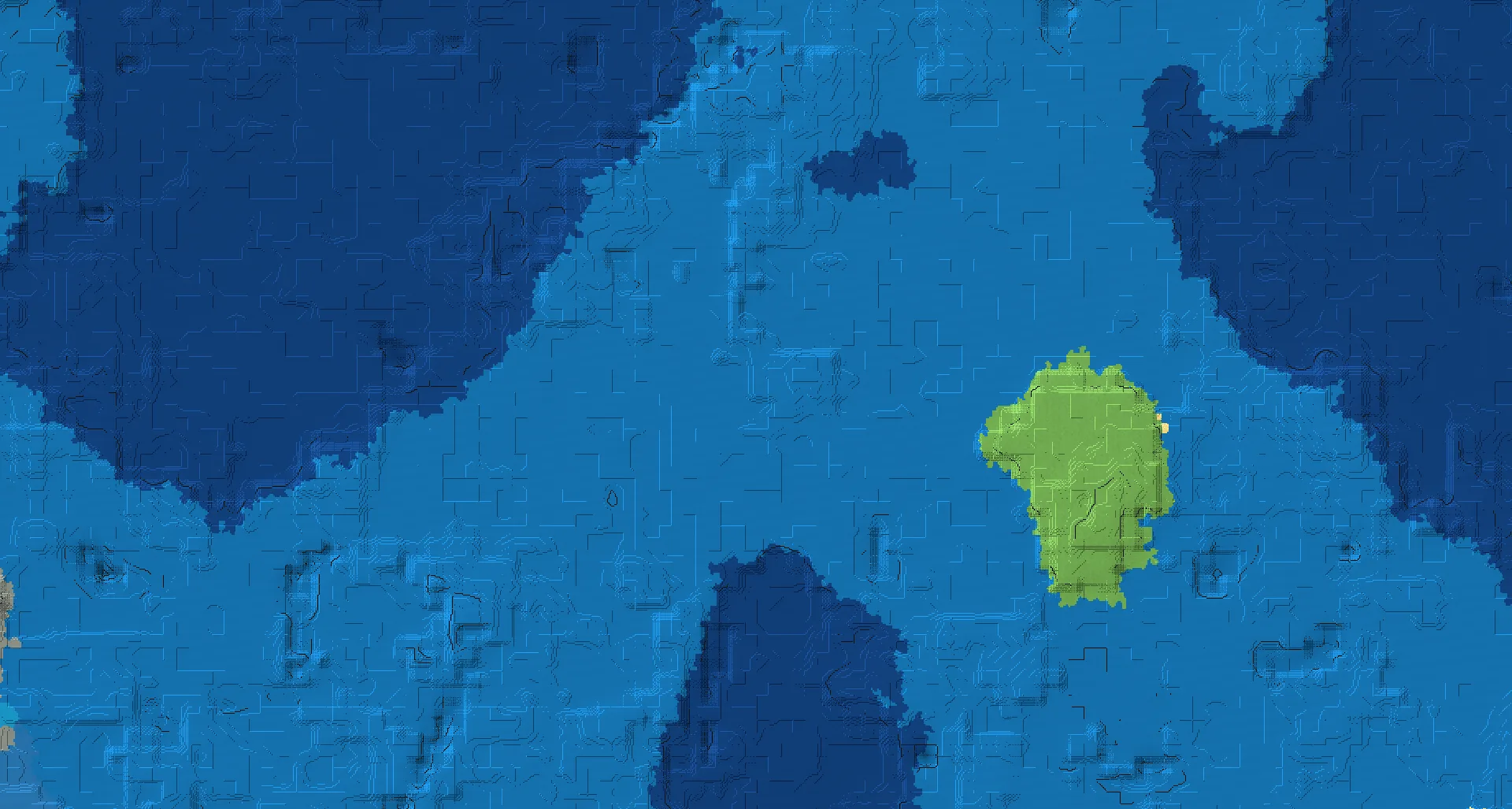 Seed map — Flower Forest Ocean Start with a Shipwreck