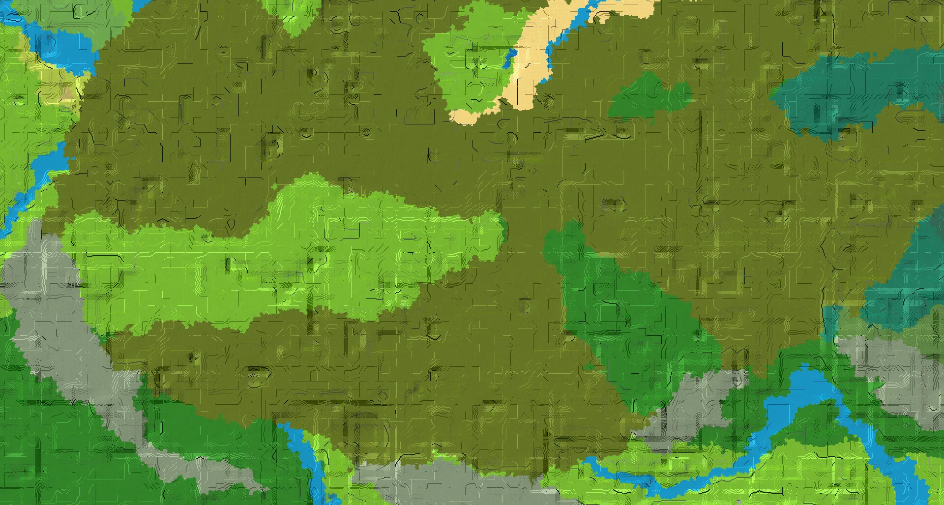 Seed map — Plains village and Swamp hut