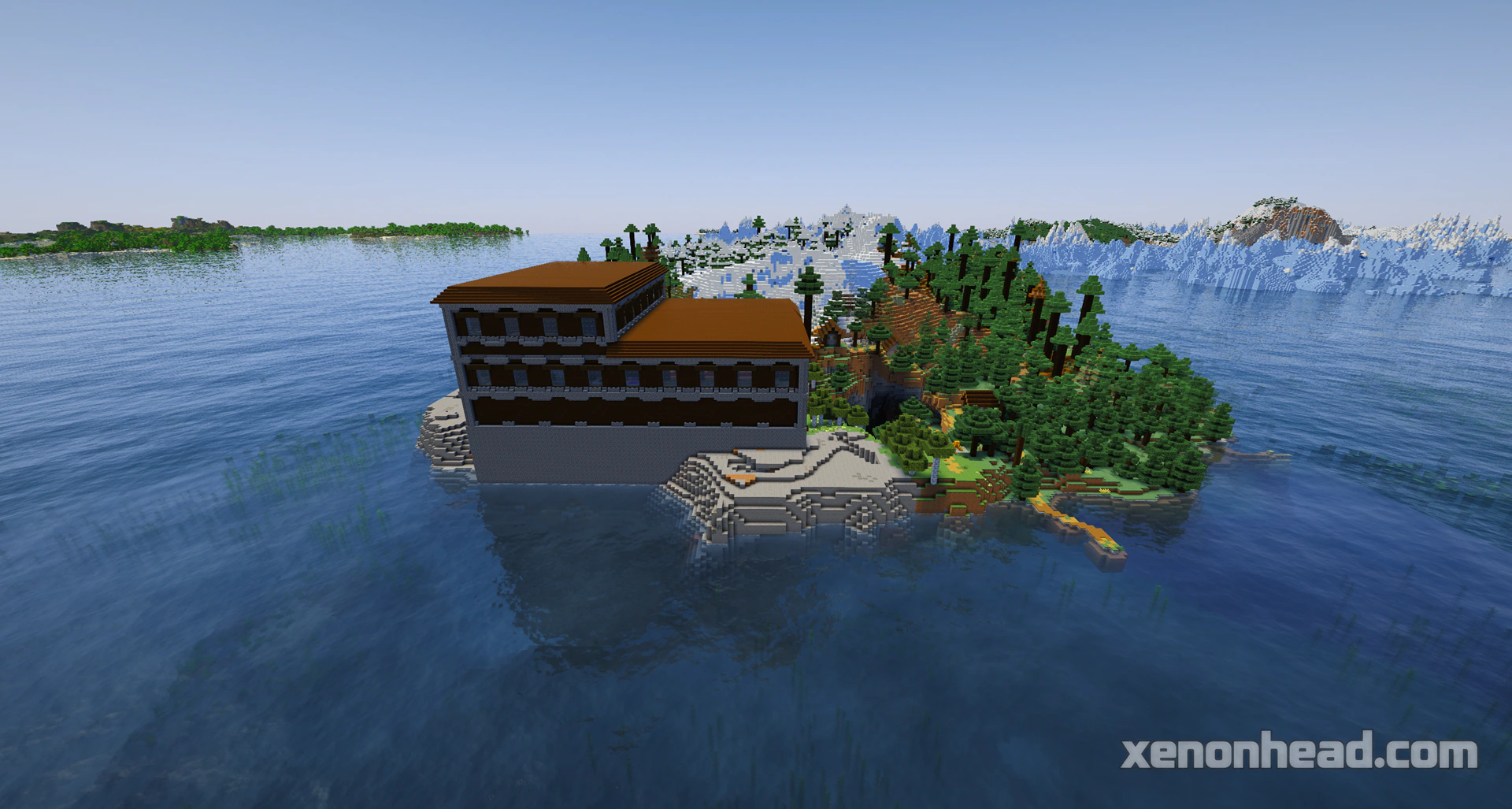 Woodland mansion & village mountain