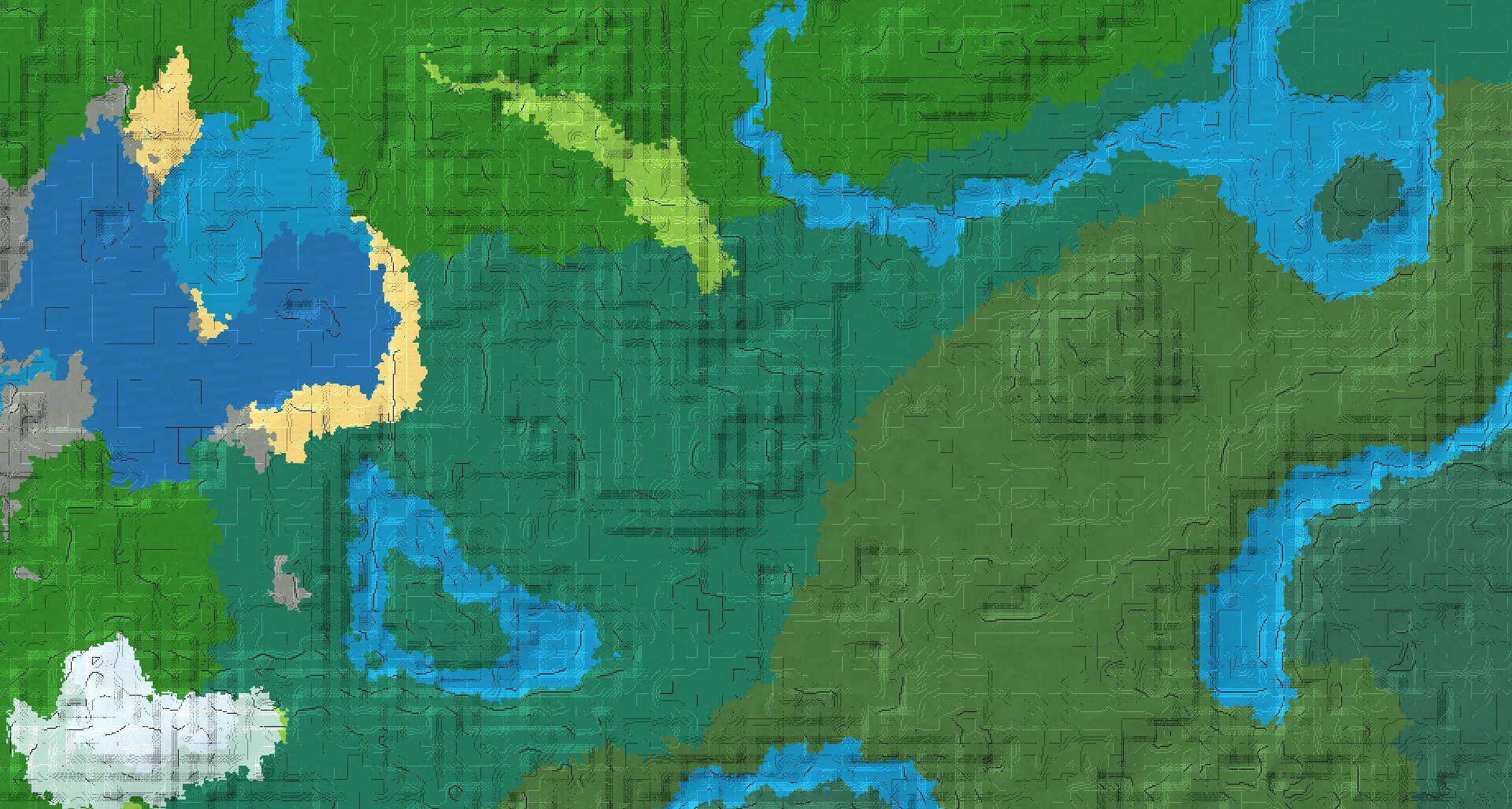 Seed map — Cave Exploration below a Old Growth Pine Taiga Start with Ancient City