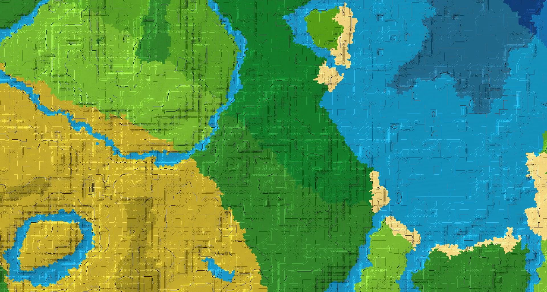 Seed map — Jungle Northeast of a Savanna Start