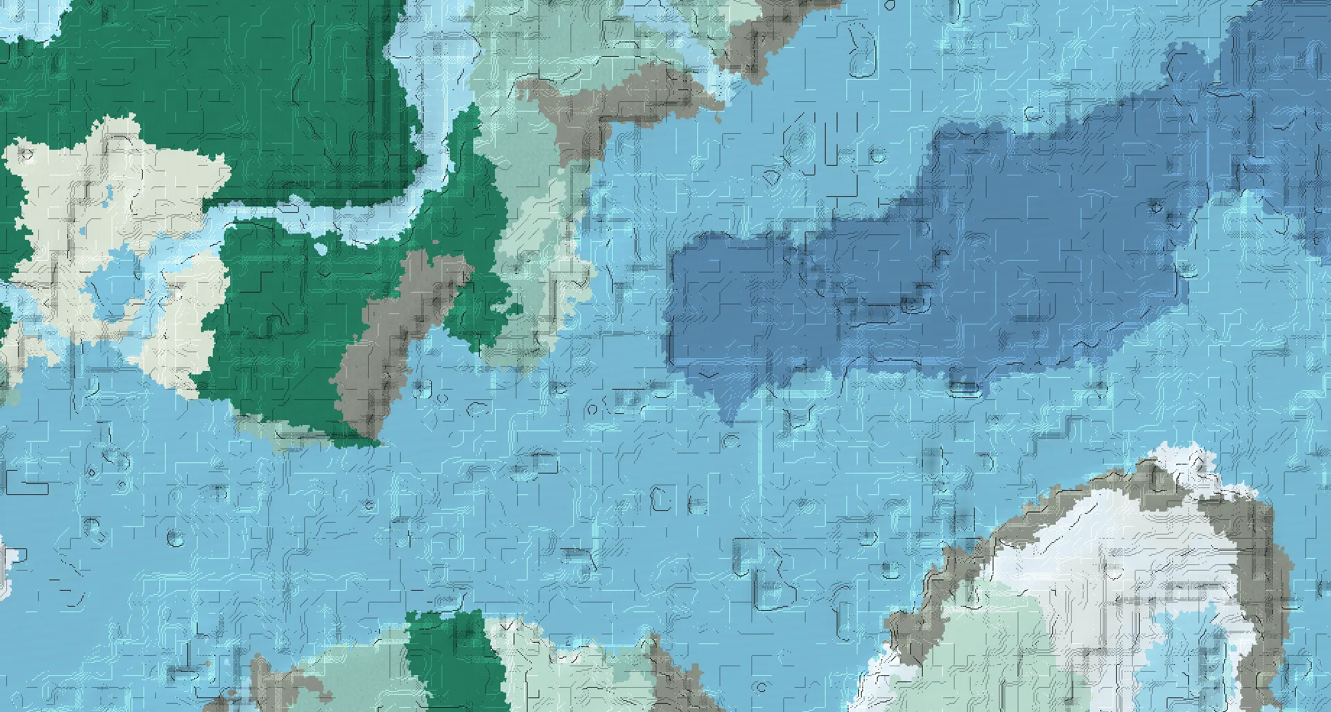 Seed map — Ocean Monument Northwest of a Grove Start