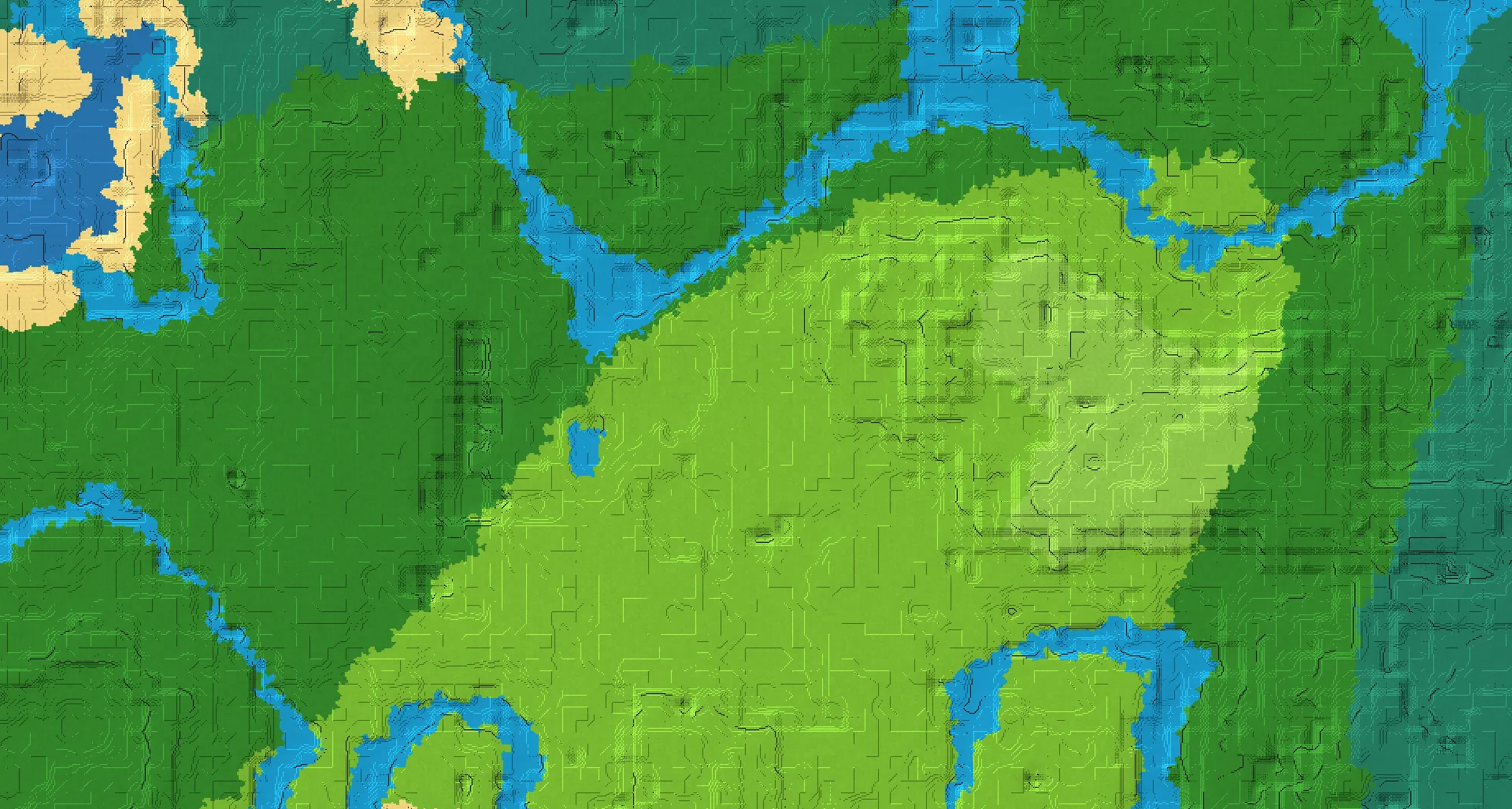 Seed map — Open-plains village and Deep buried ruined portal